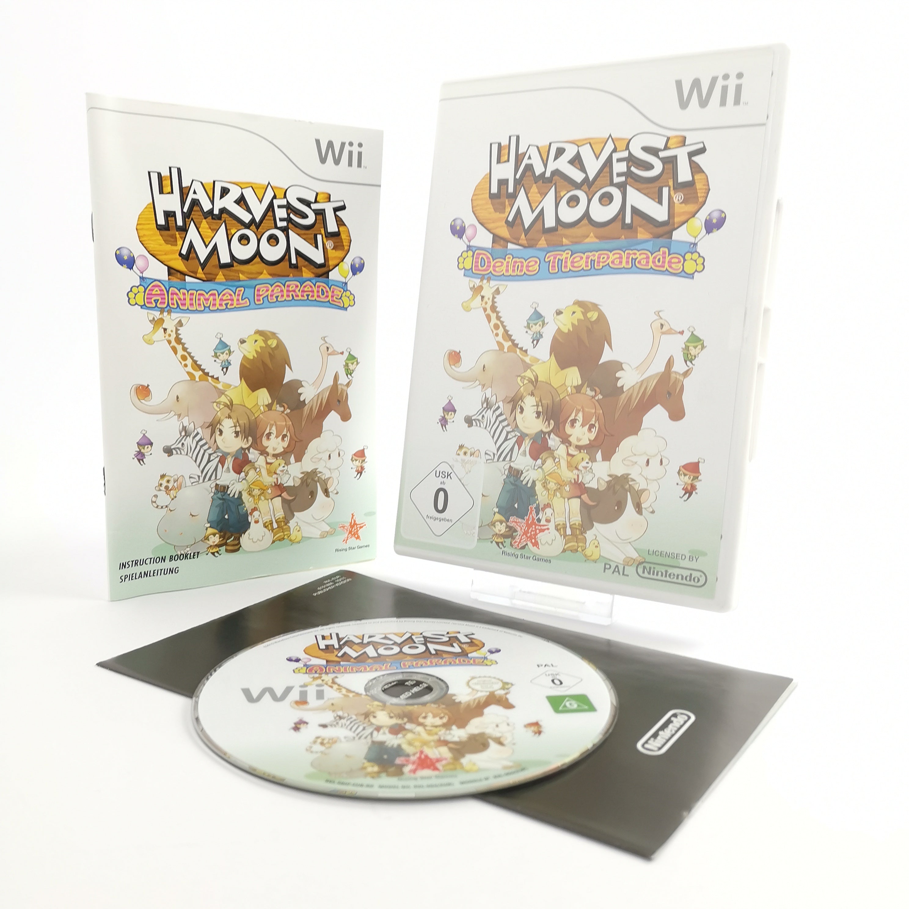 Nintendo Wii Spiel – Harvest Moon Deine Tierparade OVP PAL