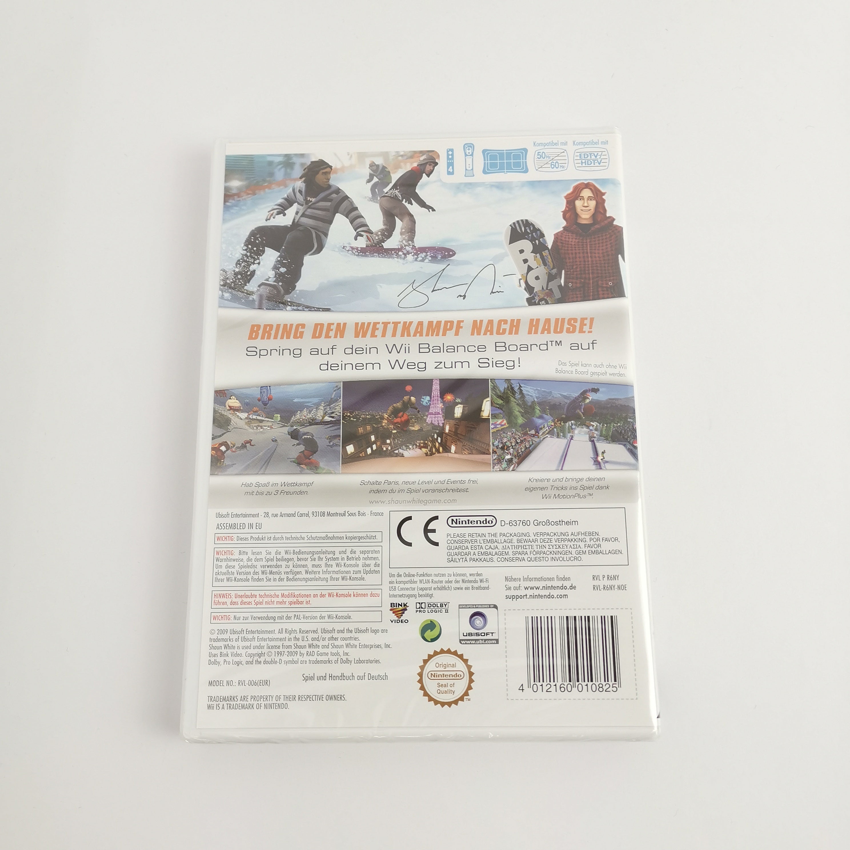 Nintendo Wii Spiel – Shaun White Snowboarding Neu OVP PAL
