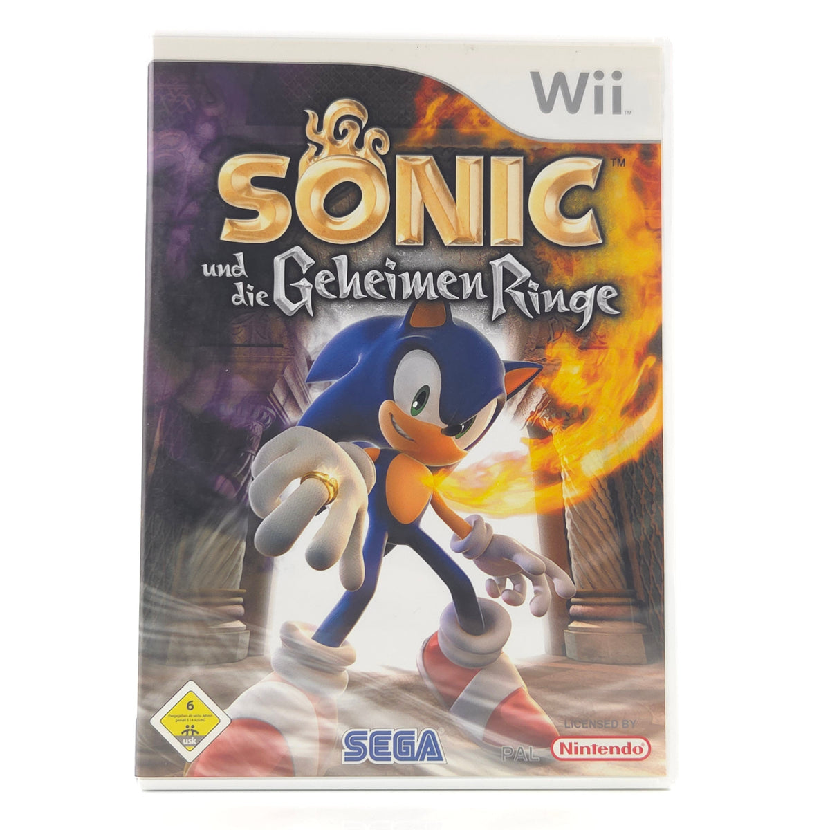 Nintendo Wii Spiel Sonic und die Geheimen Ringe OVP