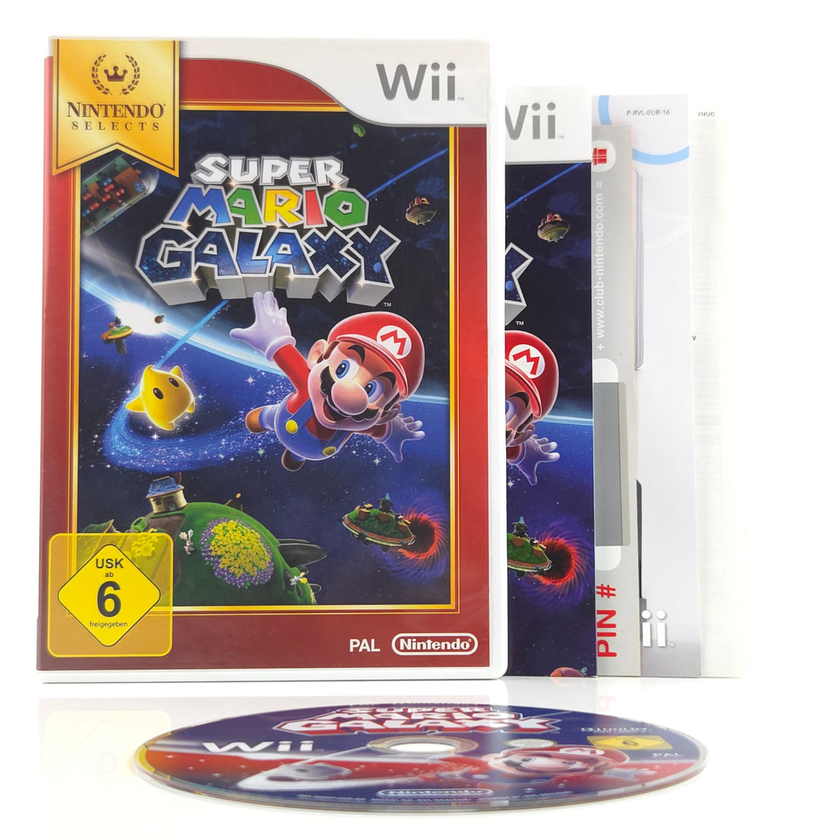 Nintendo Wii Spiel Super Mario Galaxy OVP PAL