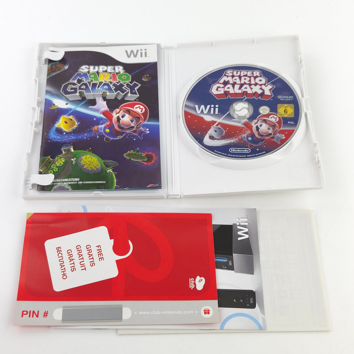 Nintendo Wii Spiel Super Mario Galaxy OVP PAL
