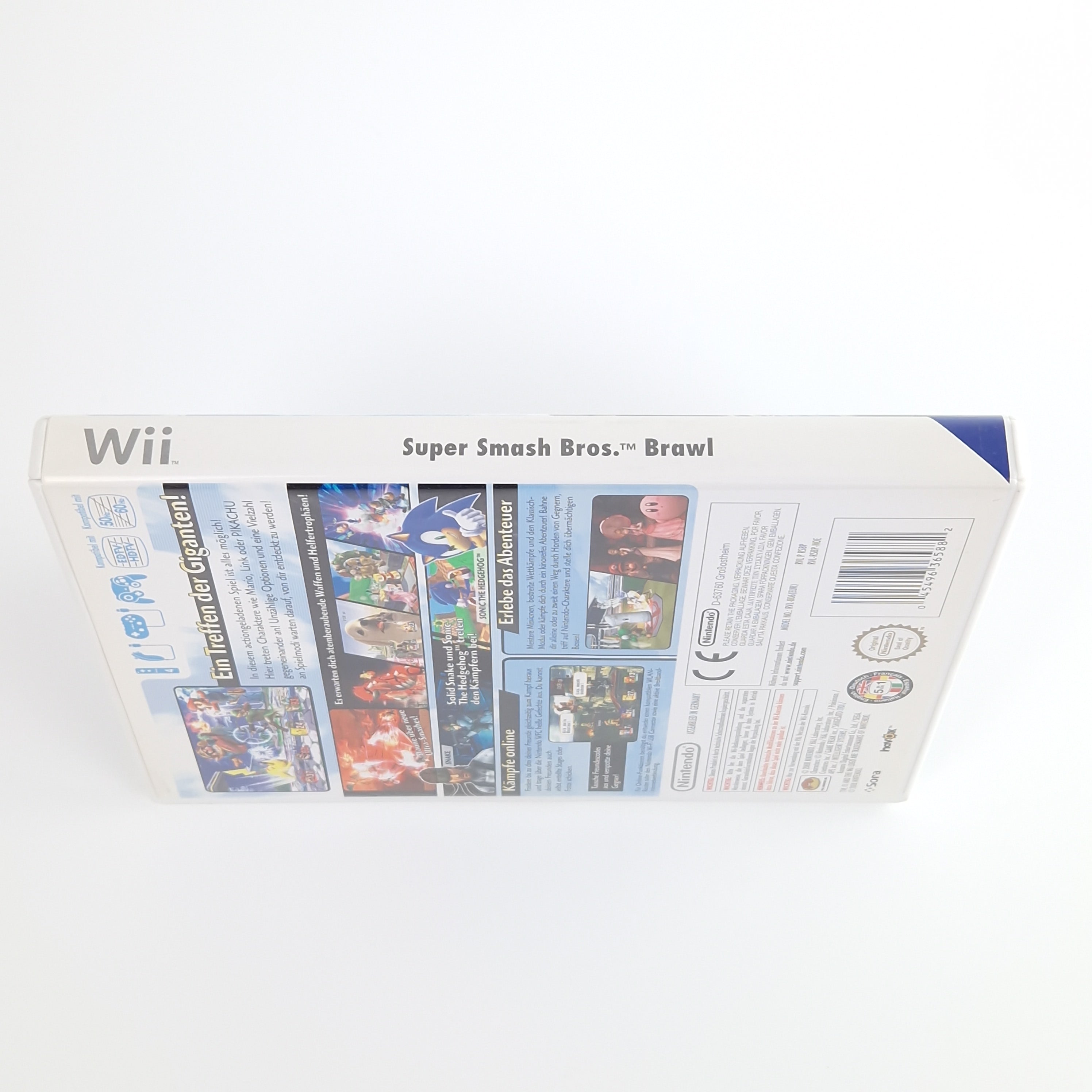 Nintendo Wii Spiel – Super Smash Bros Brawl OVP PAL