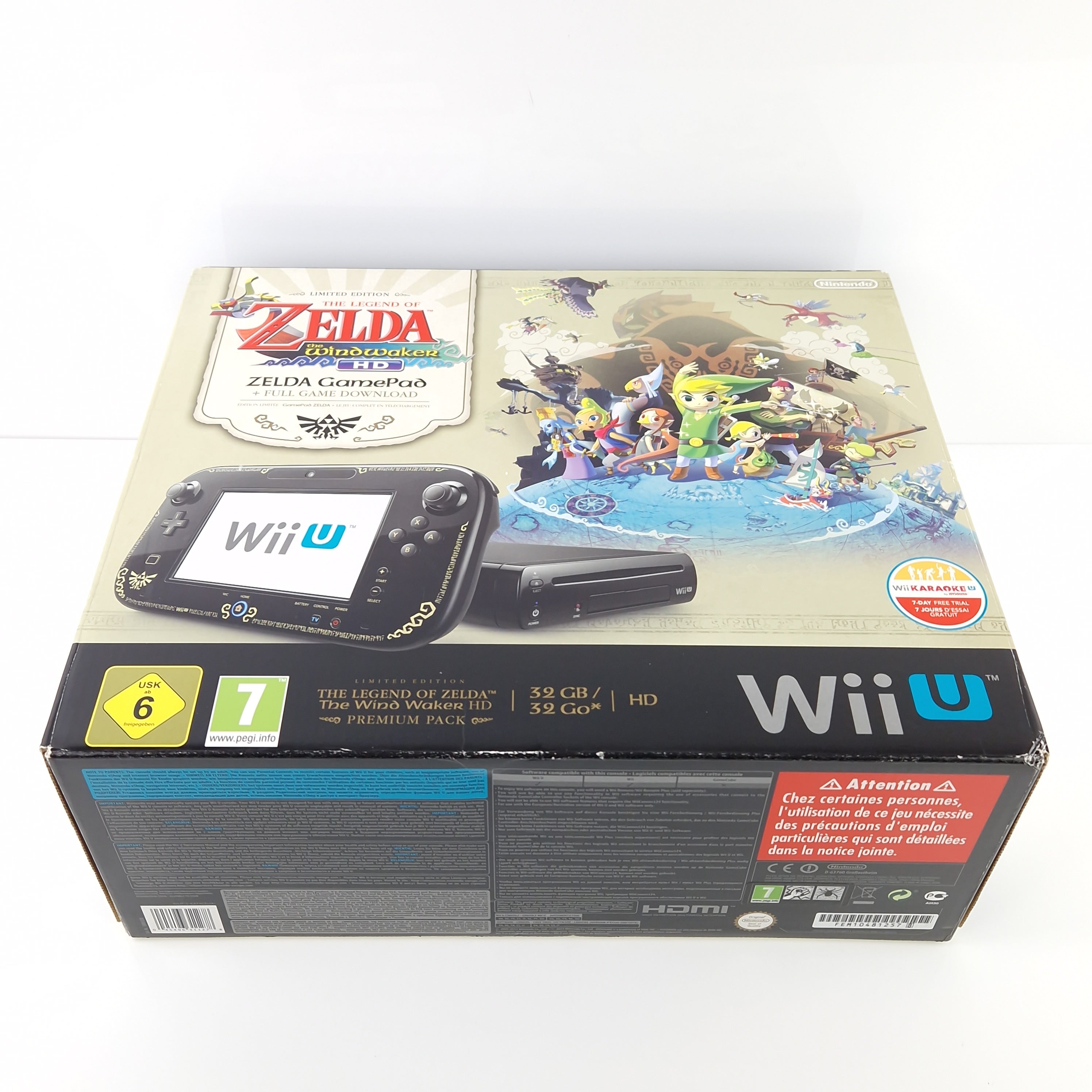Nintendo Wii U Konsole – Zelda The Windwaker HD Limited OVP