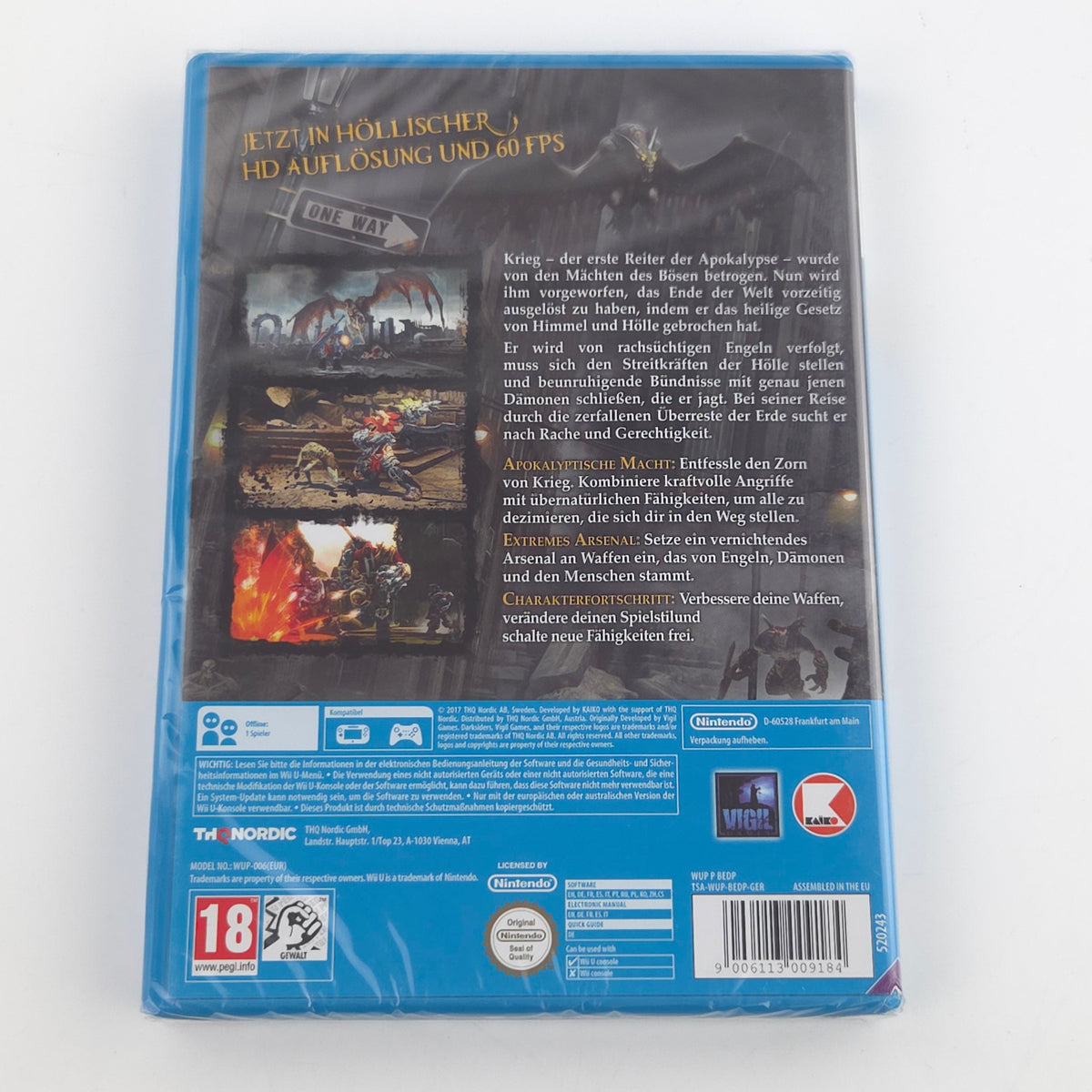Nintendo Wii U Spiel Darksiders Warmastered Neu OVP