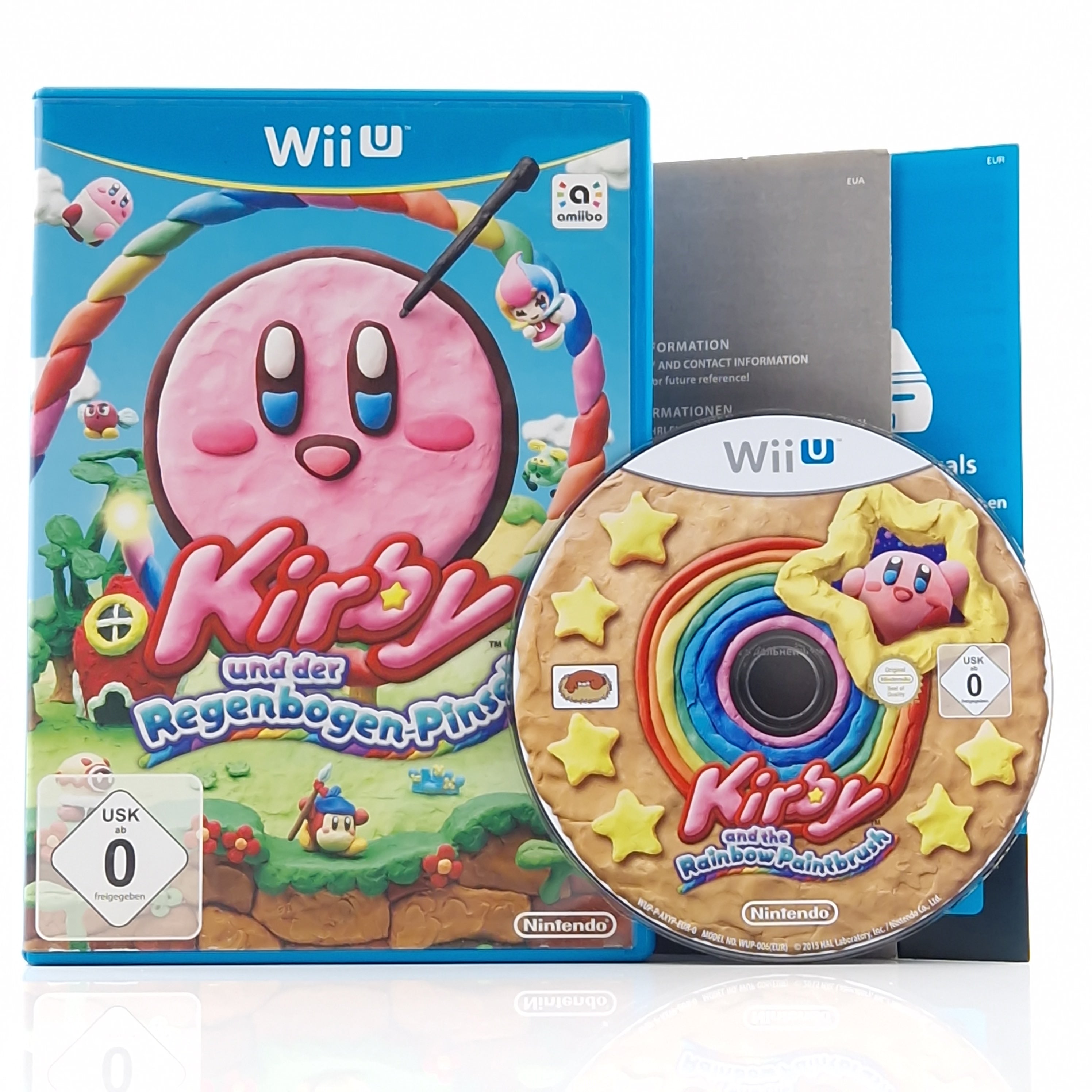 Nintendo Wii U Spiel – Kirby und der Regenbogen-Pinsel OVP