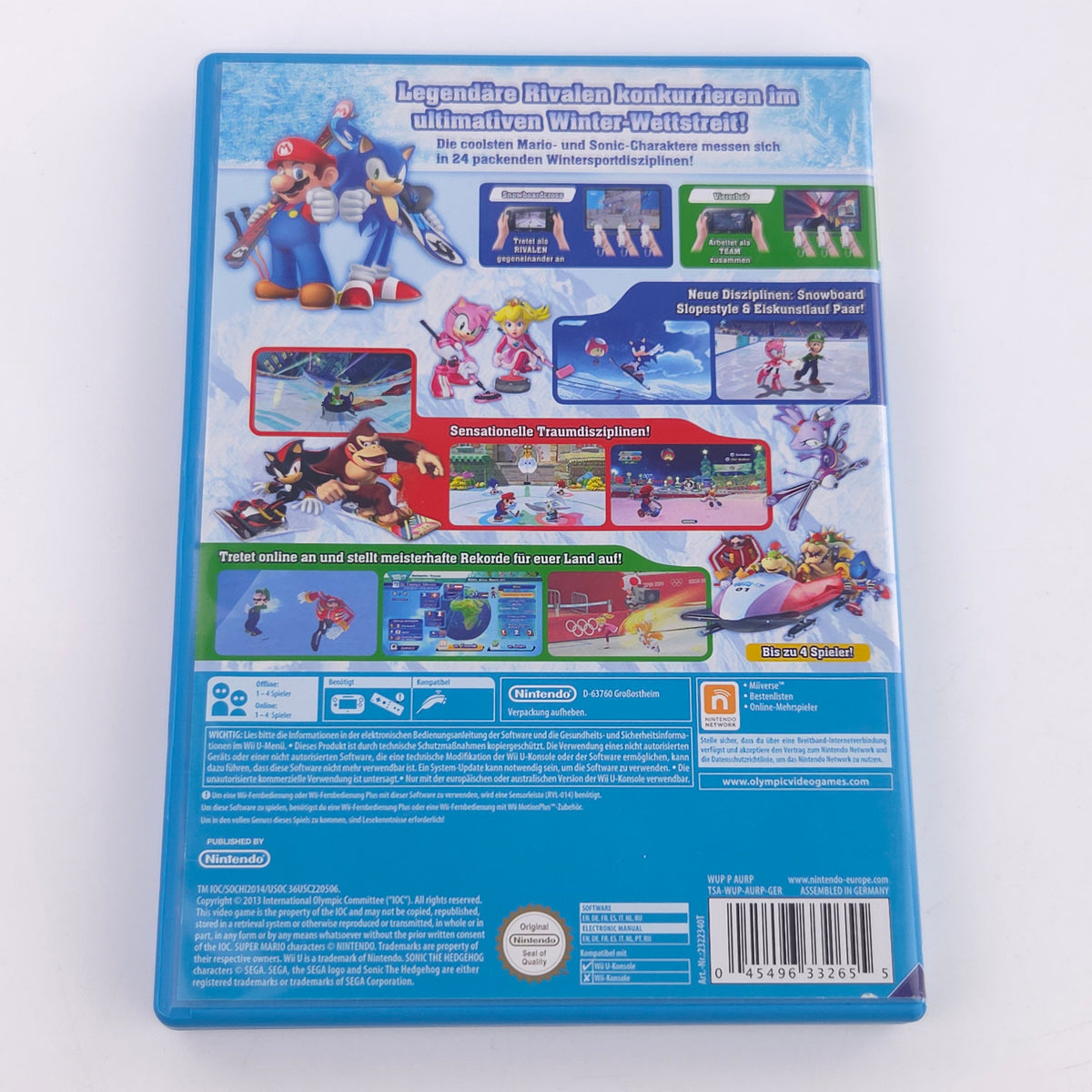 Nintendo Wii U Spiel Mario & Sonic Sotschi OVP