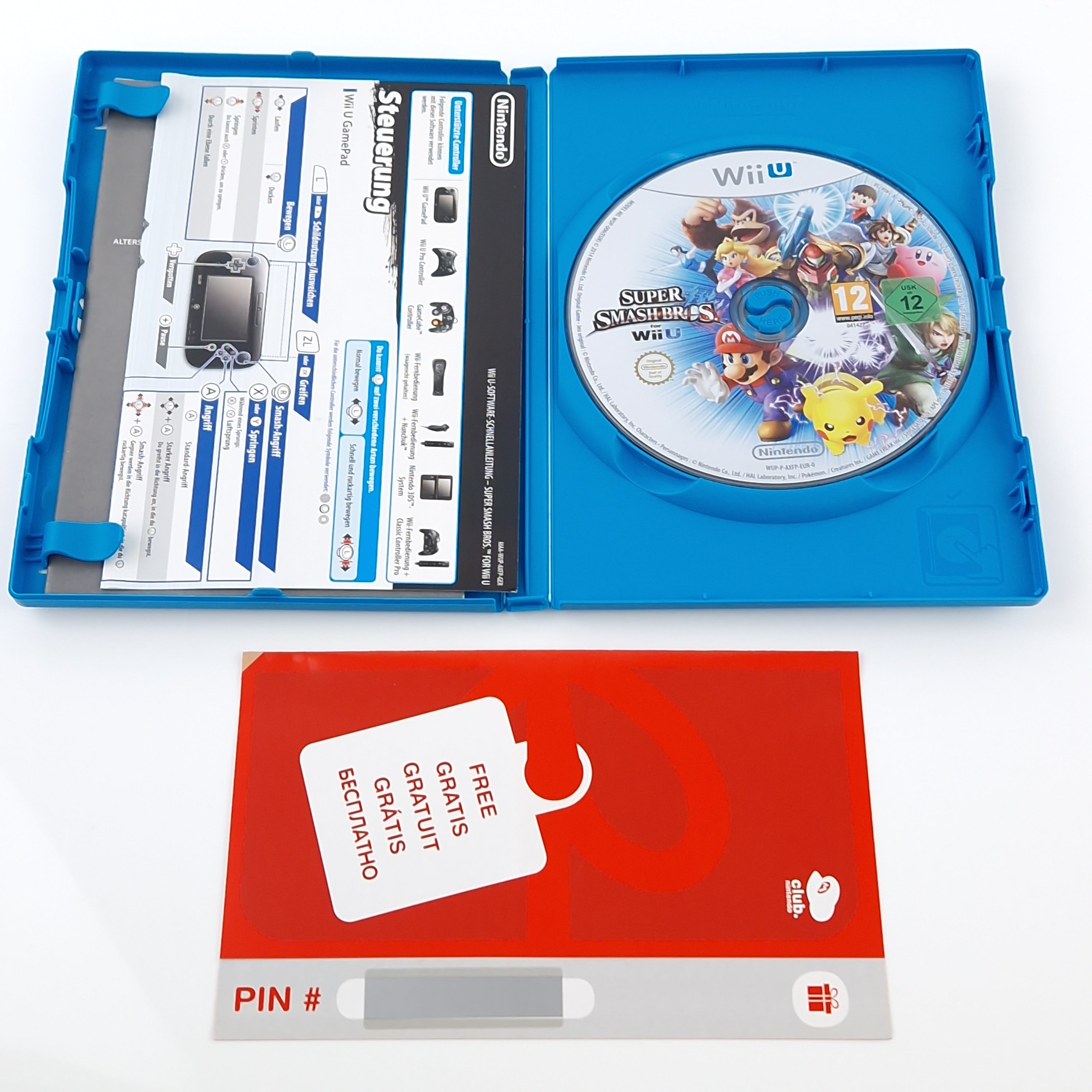 Nintendo Wii U Spiel – Super Smash Bros WiiU (OVP PAL)
