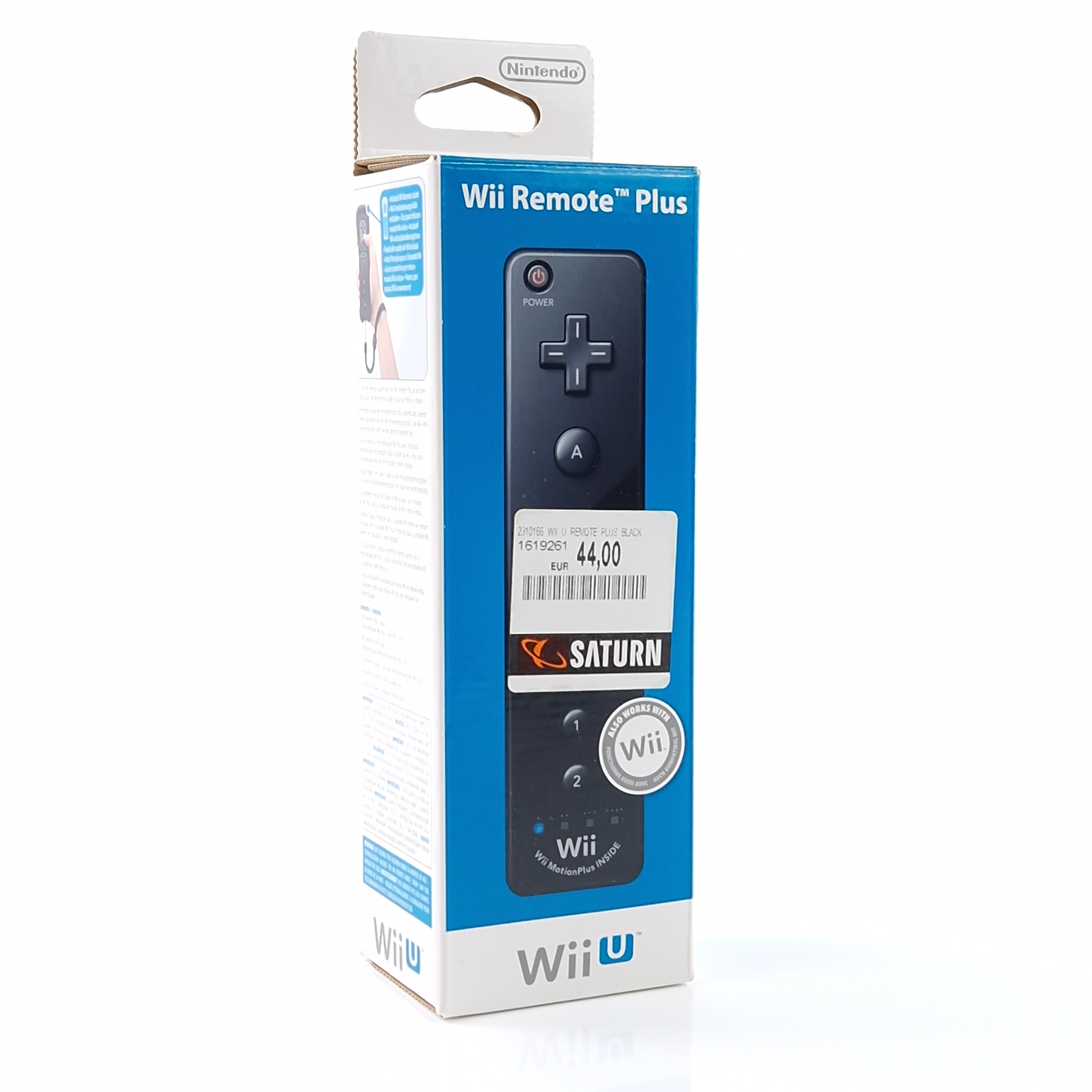 Nintendo Wii Zubehör – Wii Remote Plus Black Controller OVP
