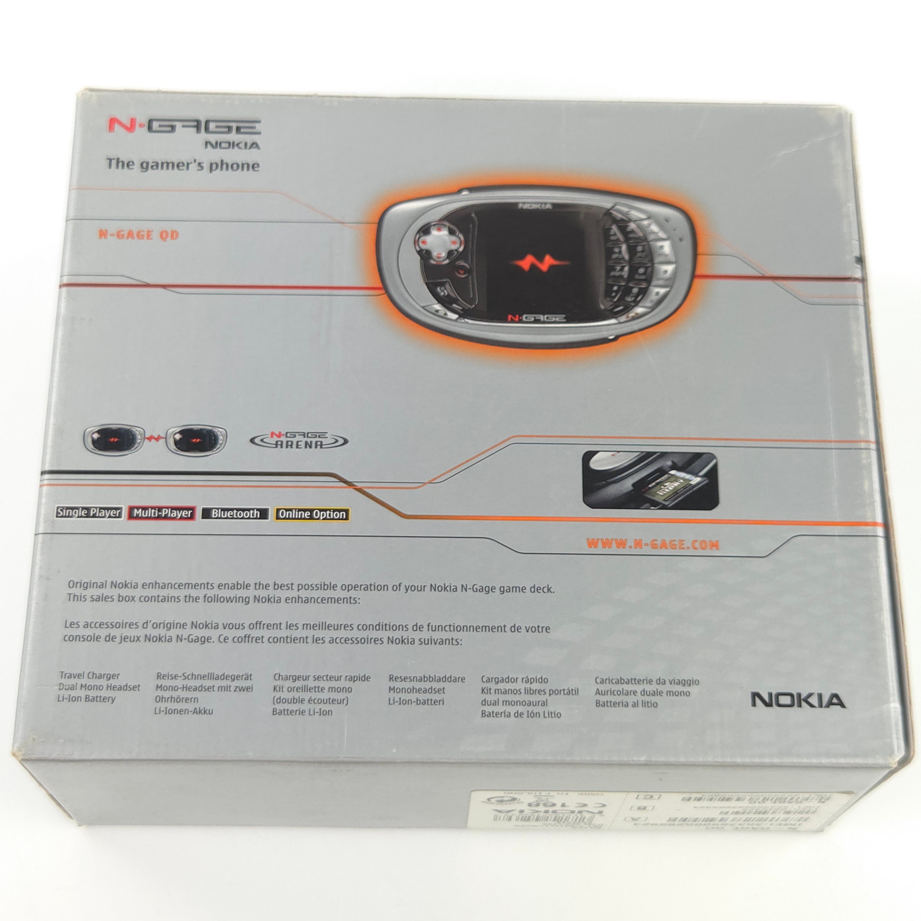 Nokia N-Gage QD Konsole Silver Edition OVP Defekt