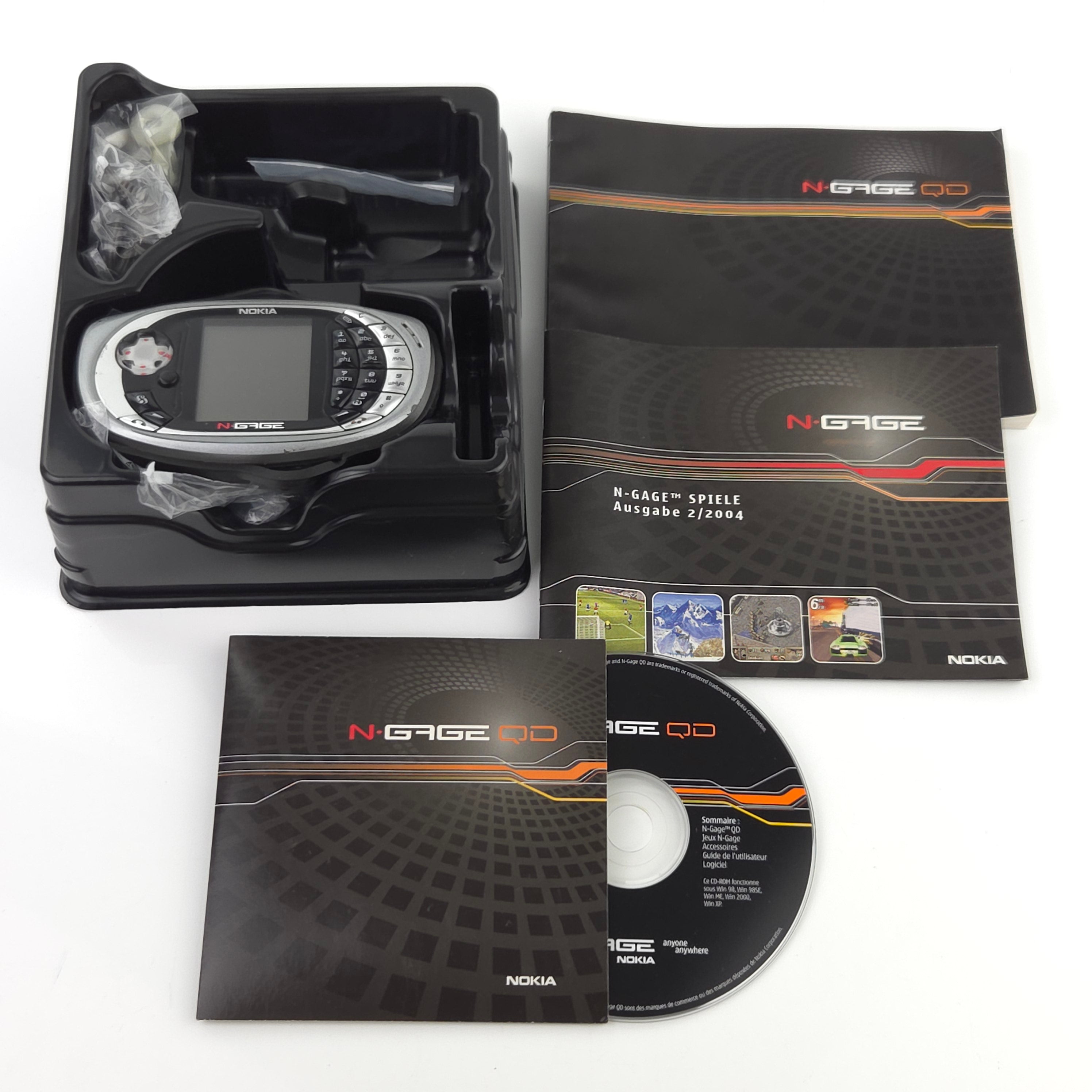 Nokia N-Gage QD Konsole Silver Edition OVP Defekt