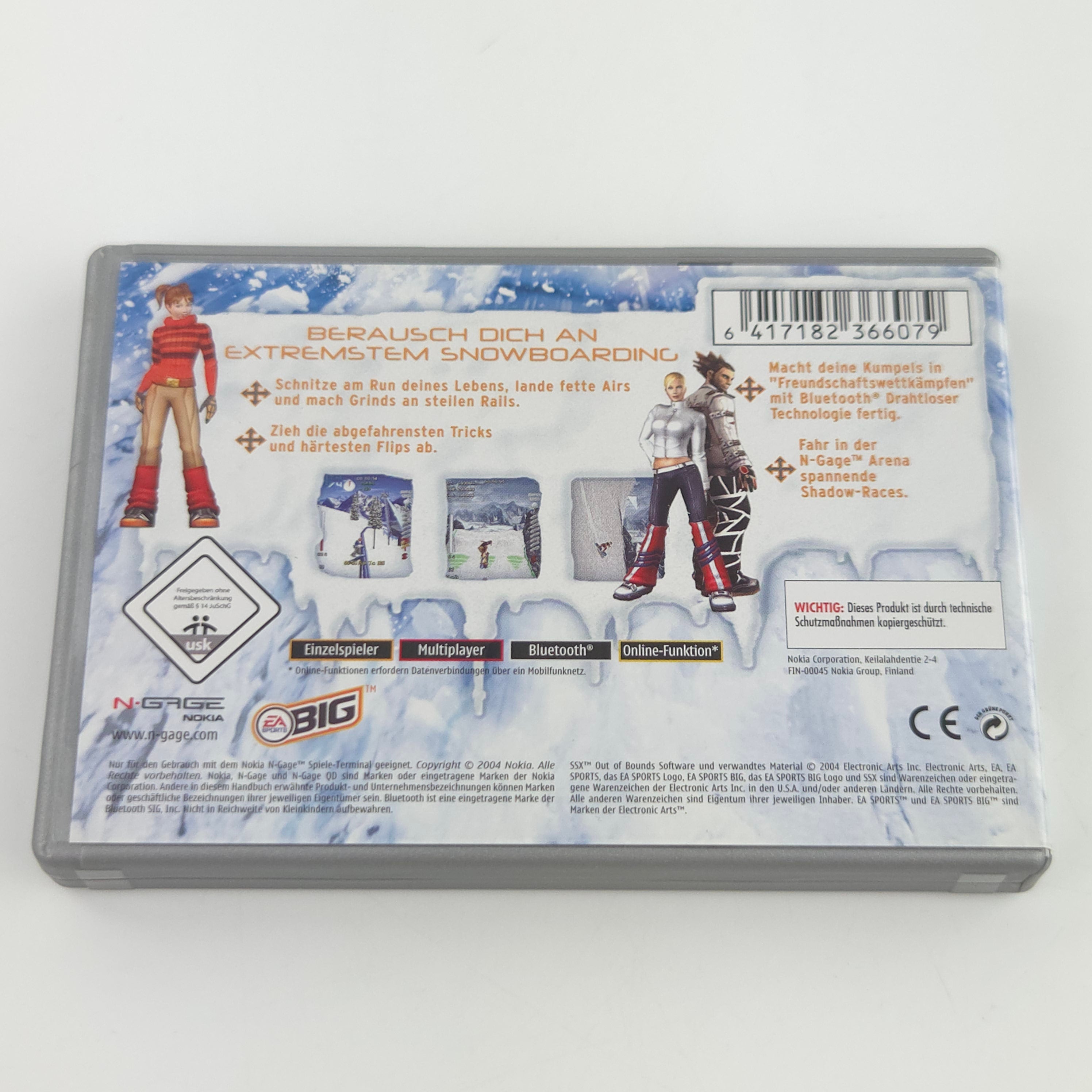 Nokia N-Gage Spiel SSX Out of Bounds OVP PAL