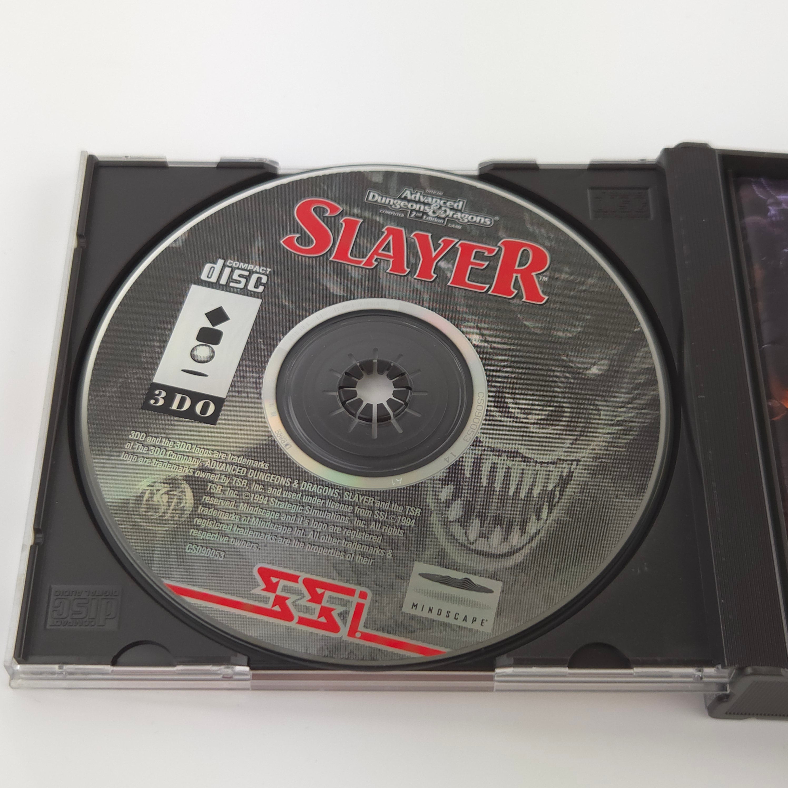 Panasonic 3DO Spiel Slayer OVP CD PAL Advanced D&D