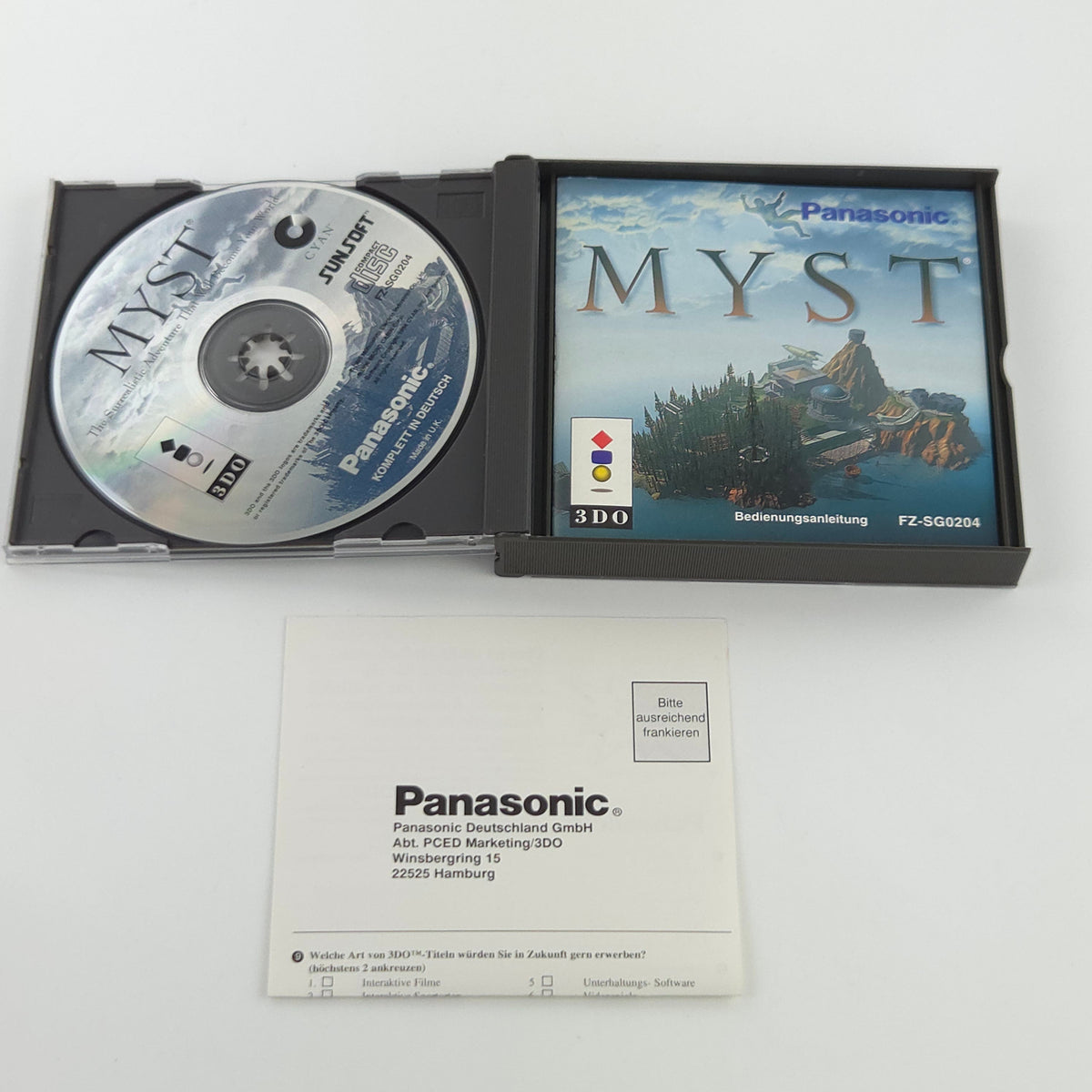 Panasonic 3DO Spiel Myst OVP PAL 1995