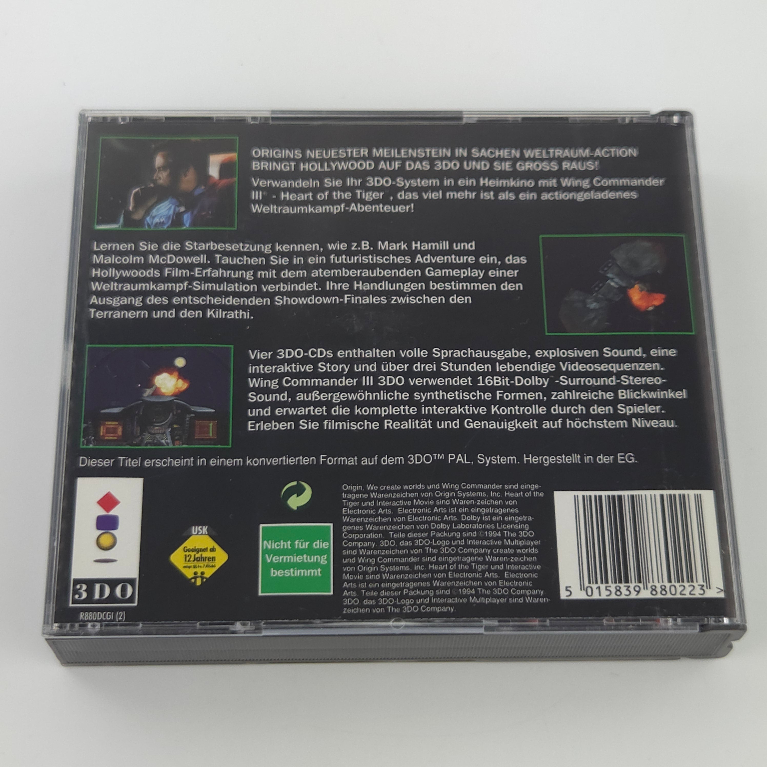 Panasonic 3DO Spiel Wing Commander 3 OVP PAL
