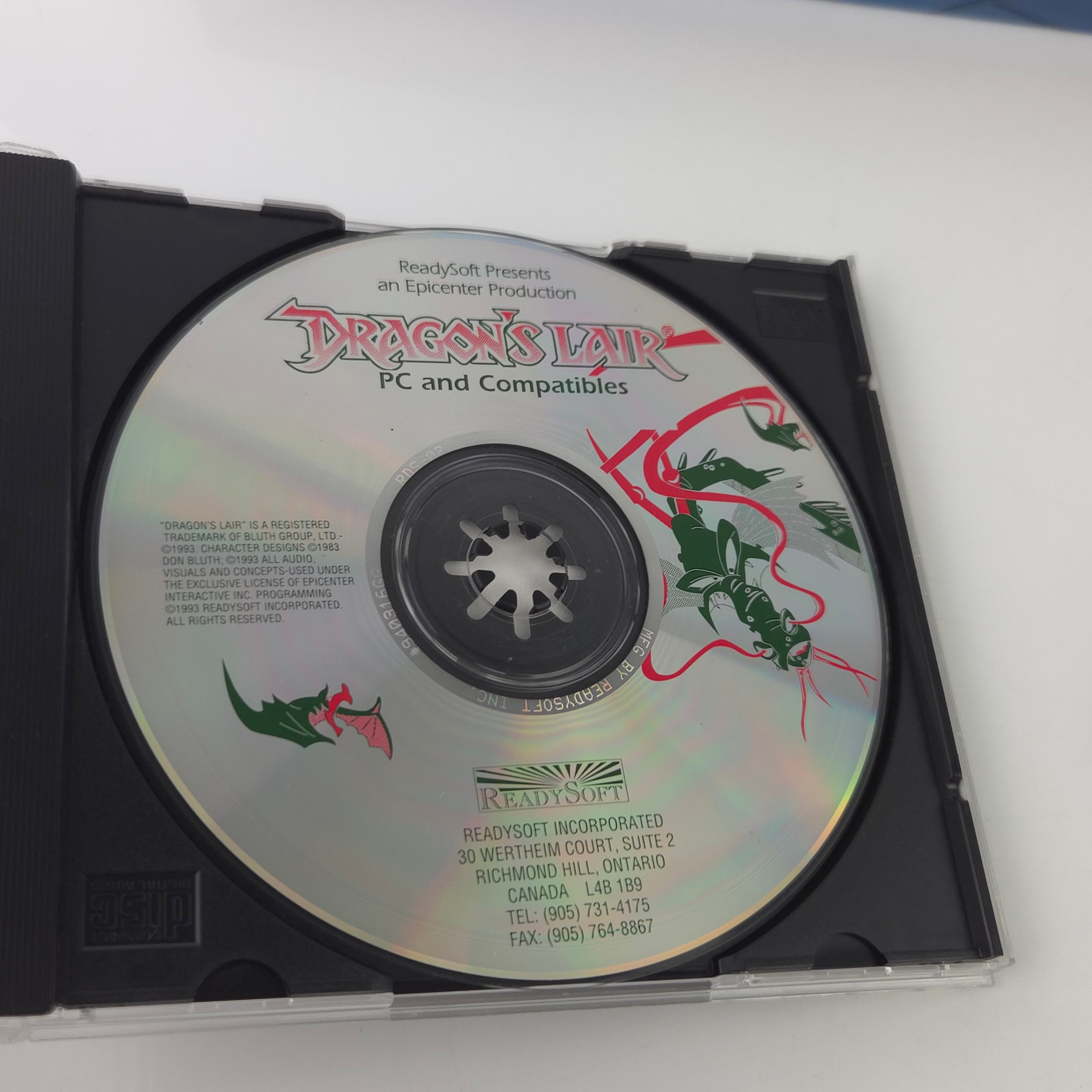 PC CD ROM Spiel Dragons Lair OVP 1993