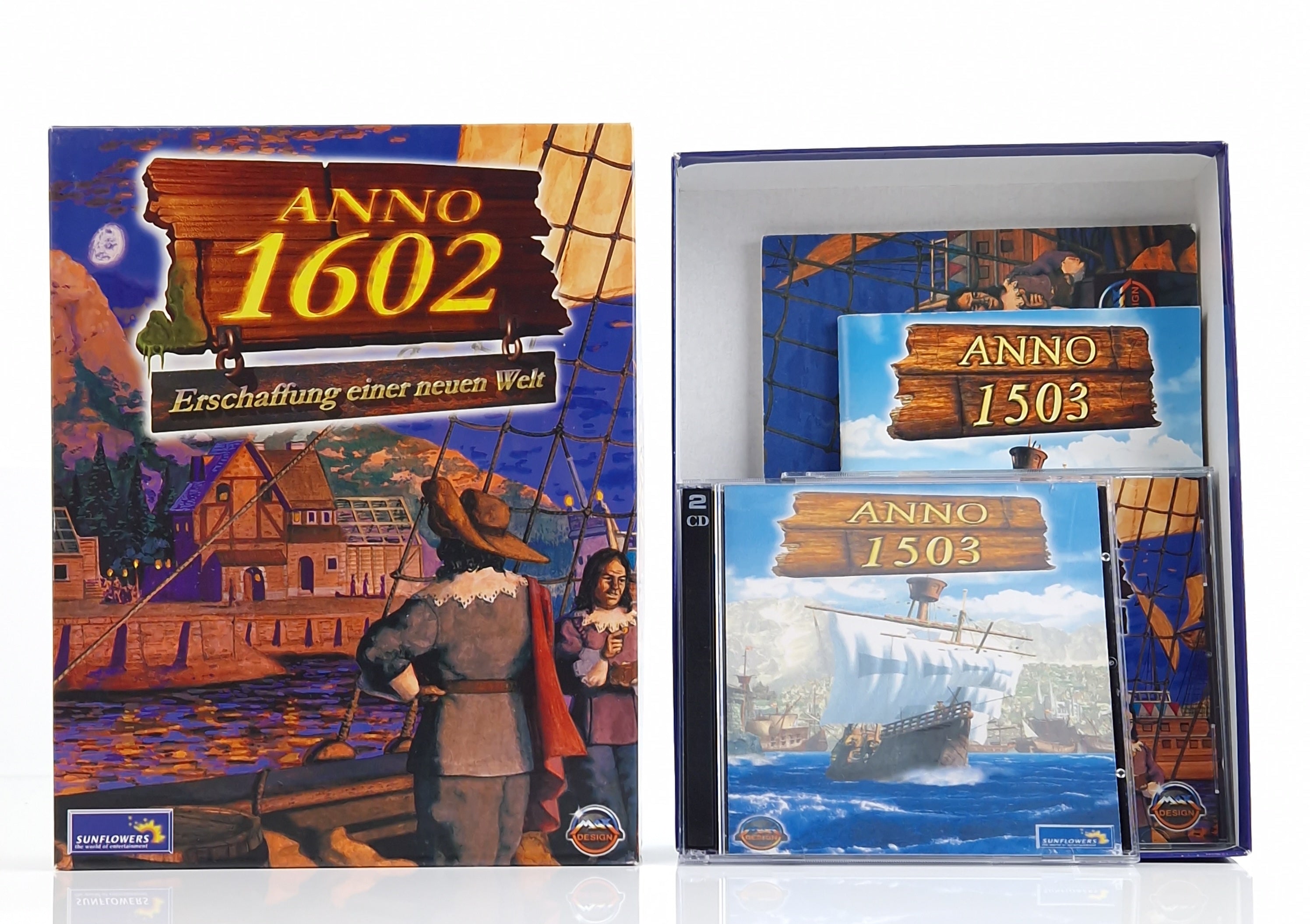 PC Spiel – Anno 1602 und 1503 Big Box OVP PAL