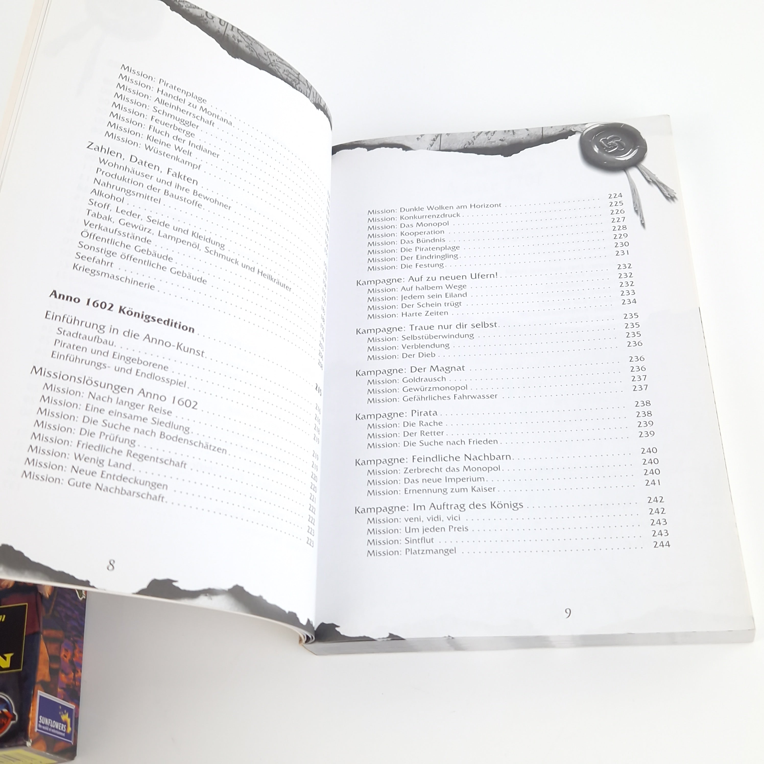 PC Spiel – ANNO 1602 Neue Inseln Handbuch CD ROM