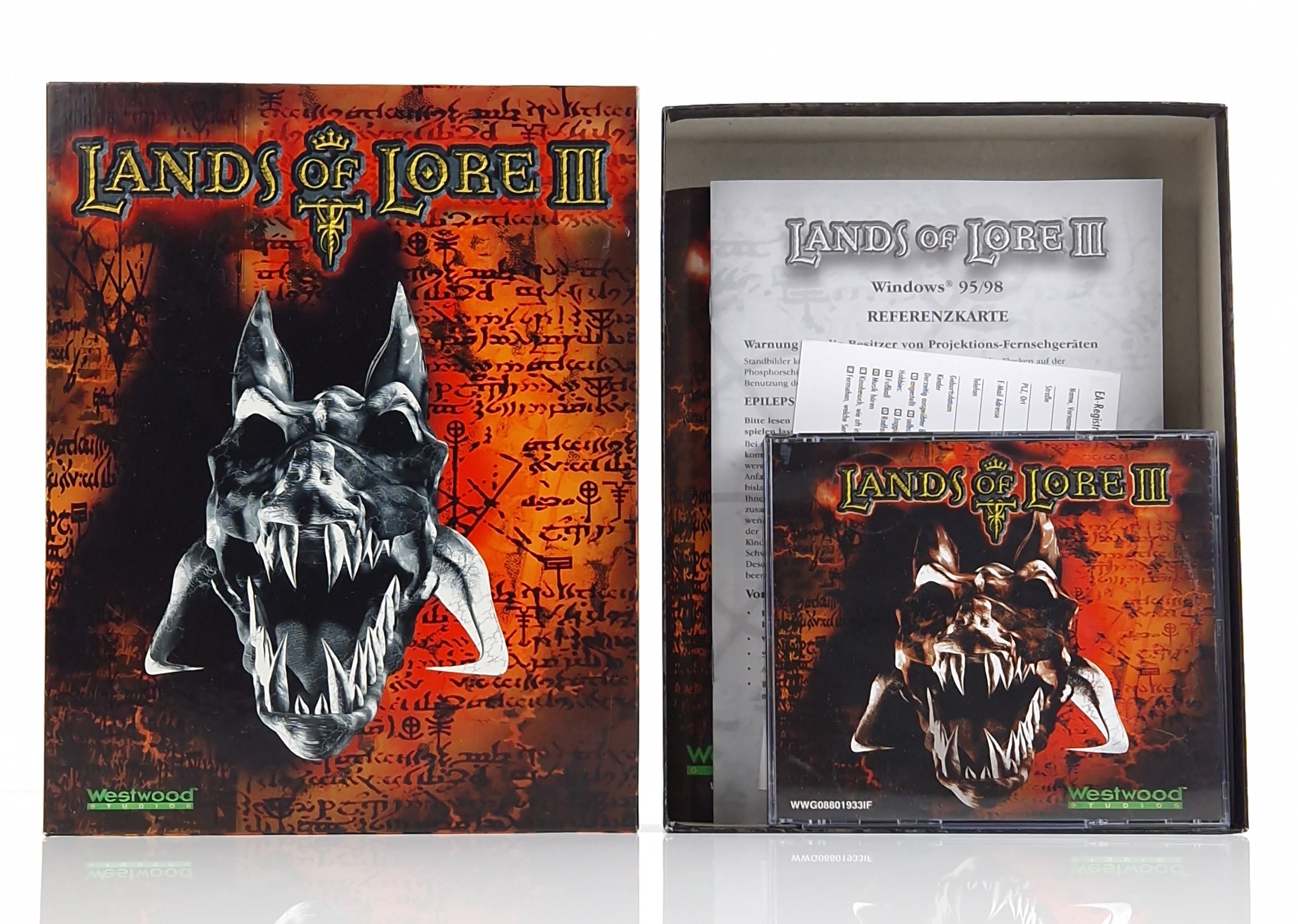 PC Spiel – Lands of Lore III Big Box OVP PAL