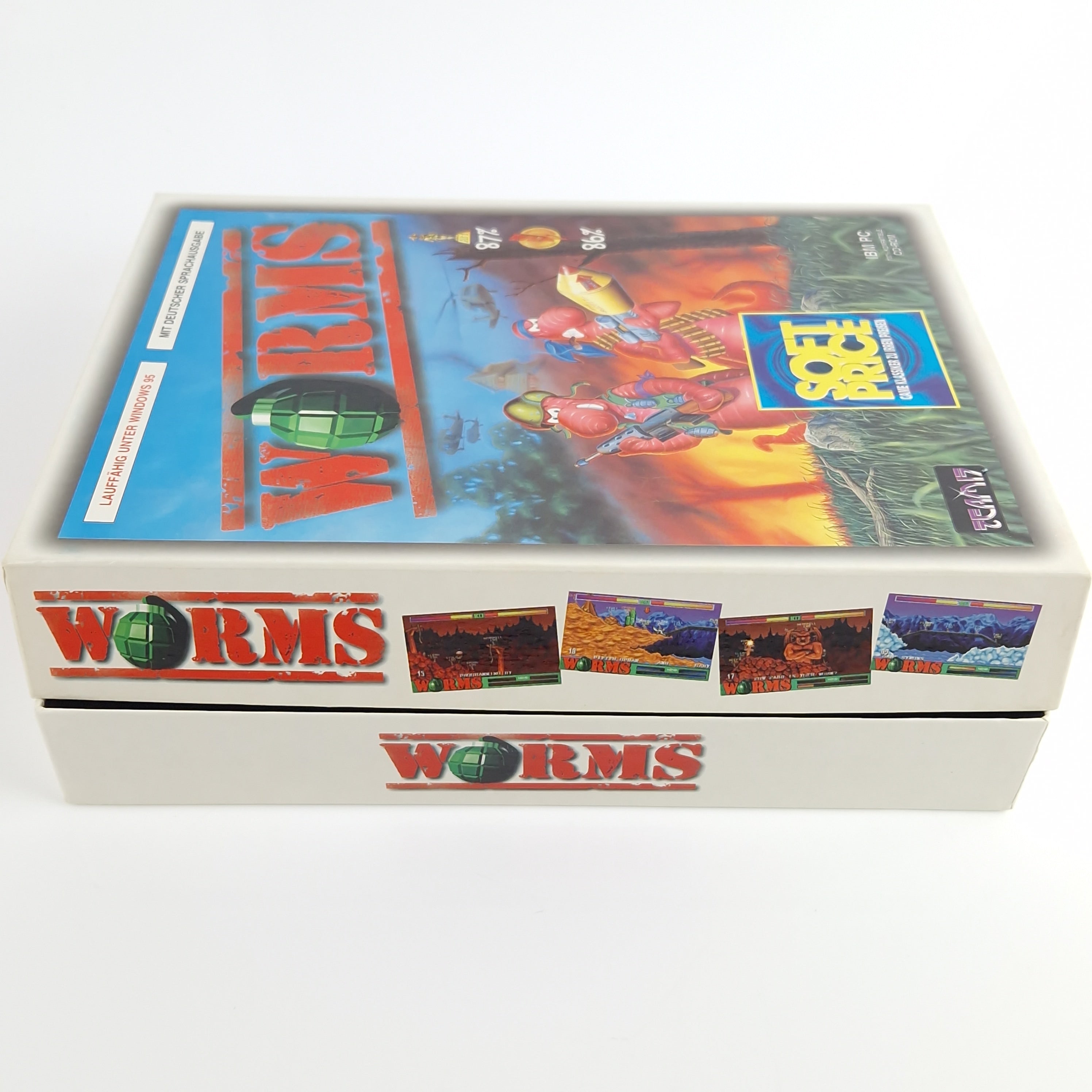 PC Spiel – Worms Big Box OVP Eurobox PAL