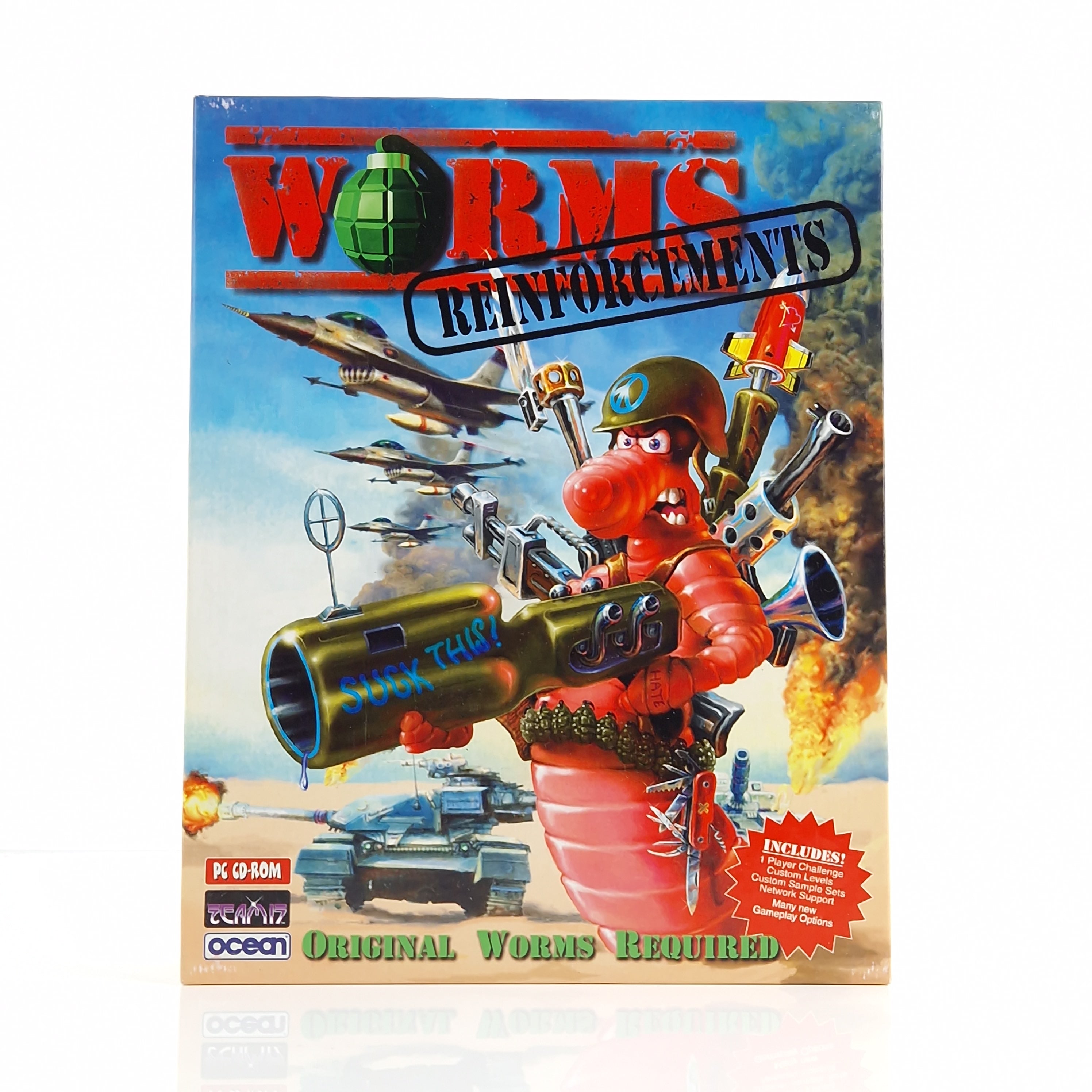 PC Spiel – Worms Reinforcements Big Box OVP PAL