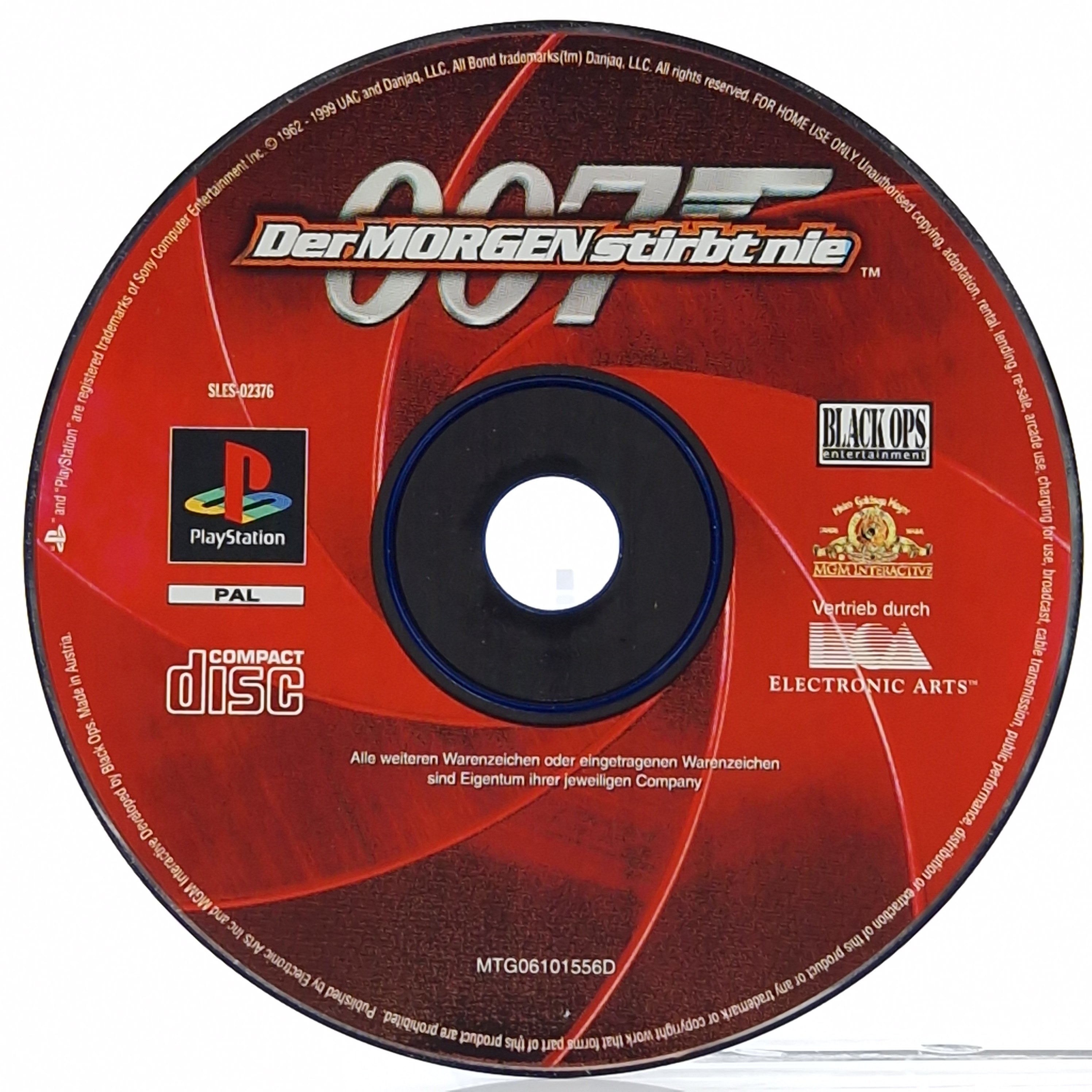 PlayStation 1 Spiel – 007 Der Morgen stirbt nie (nur CD PAL)