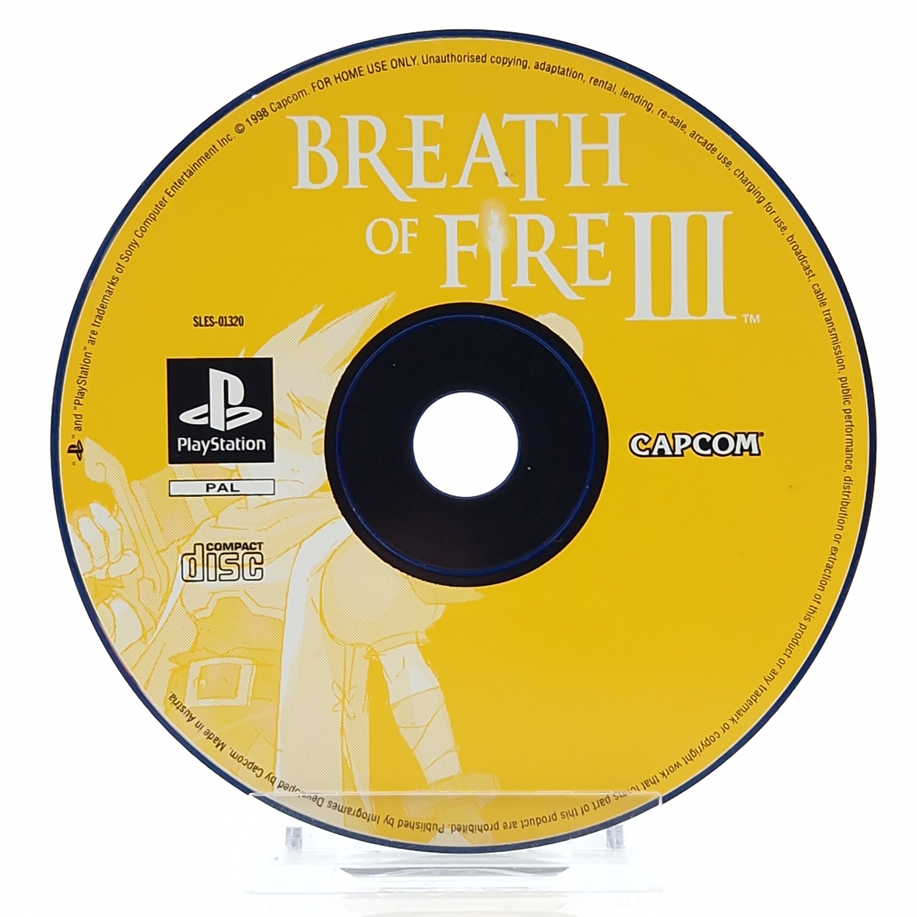 PlayStation 1 Spiel – Breath of Fire III (Lose PAL)
