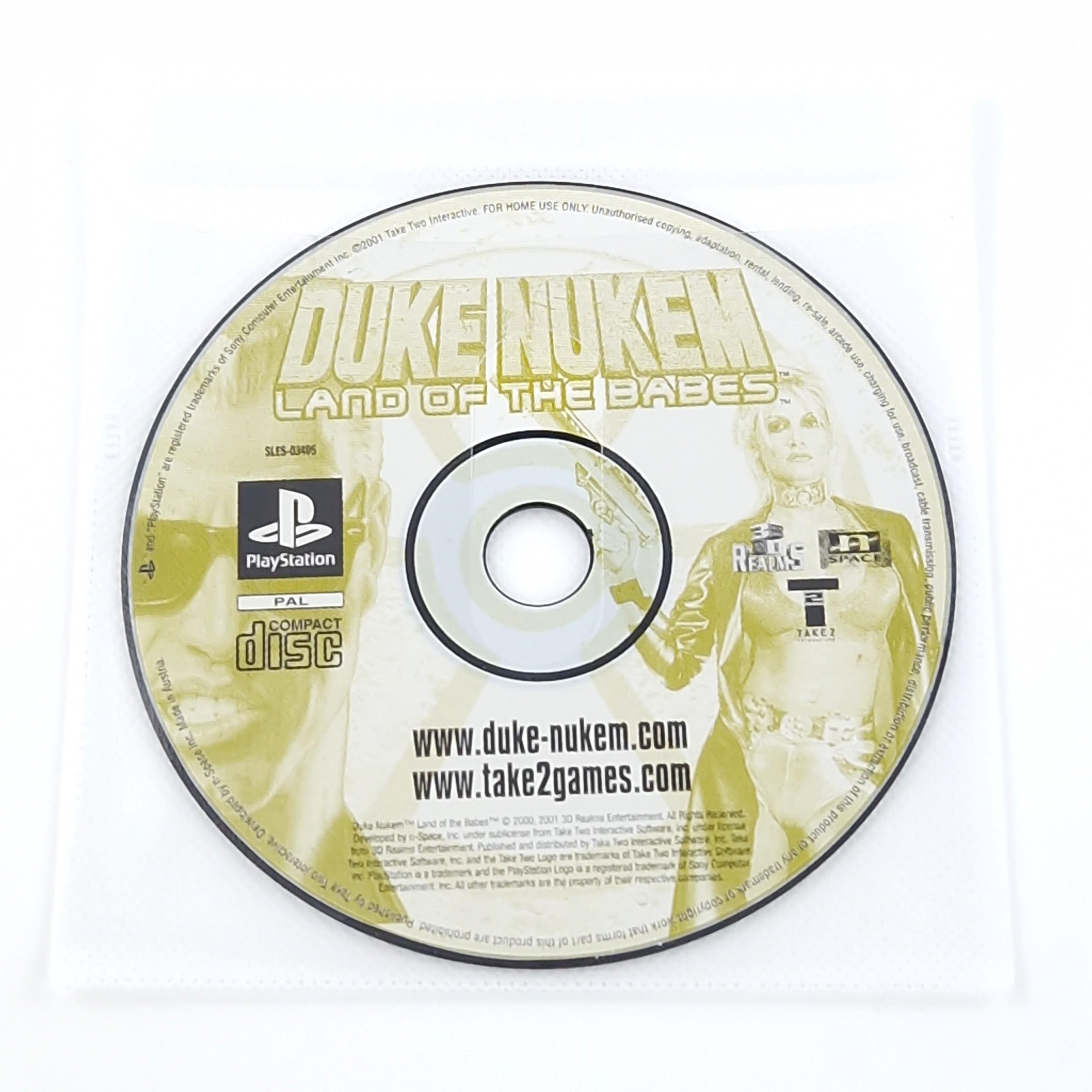 PlayStation 1 Spiel – Duke Nukem Land of the Babes lose PAL