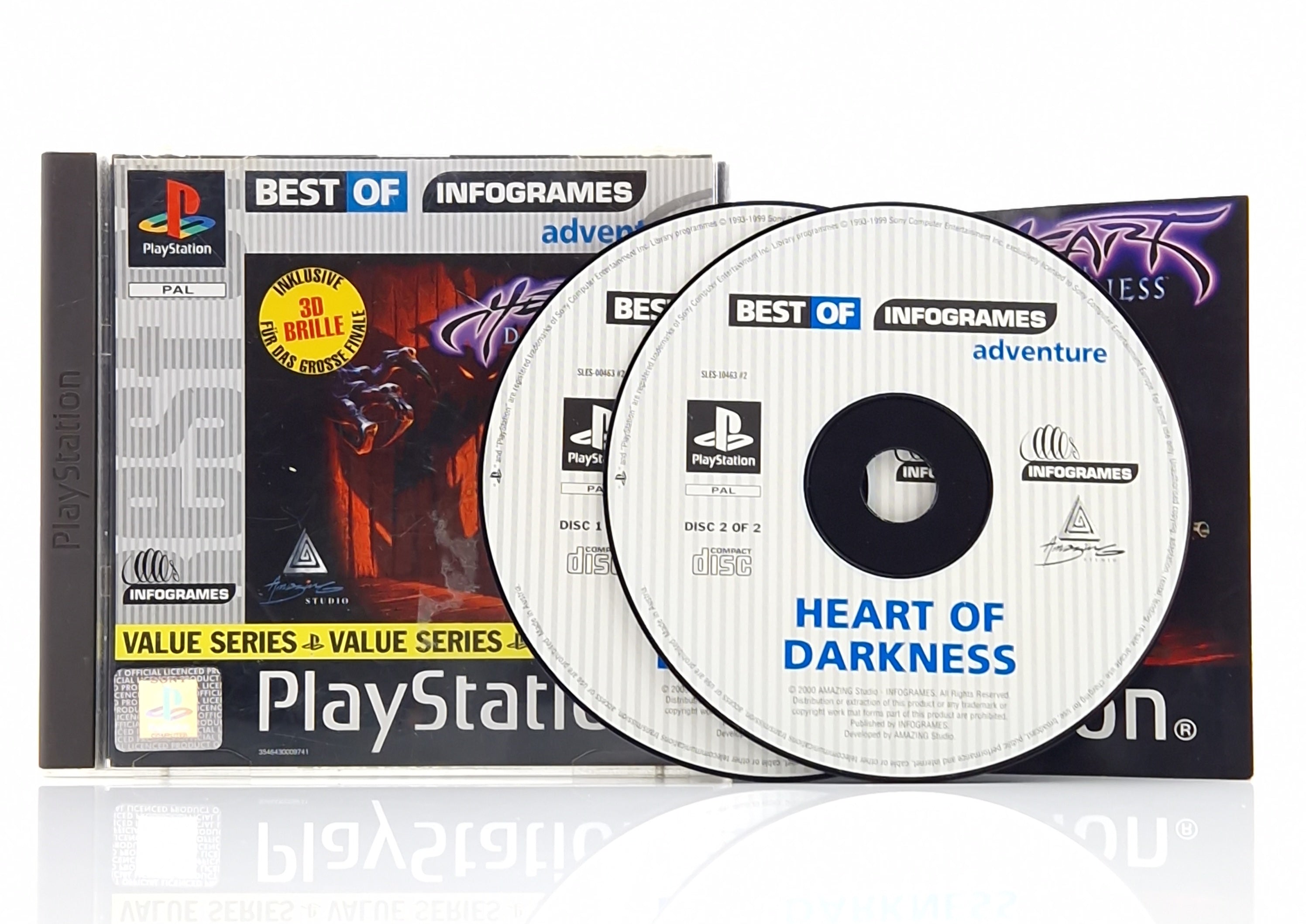 Playstation 1 Spiel – Heart of Darkness (PS1 OVP)