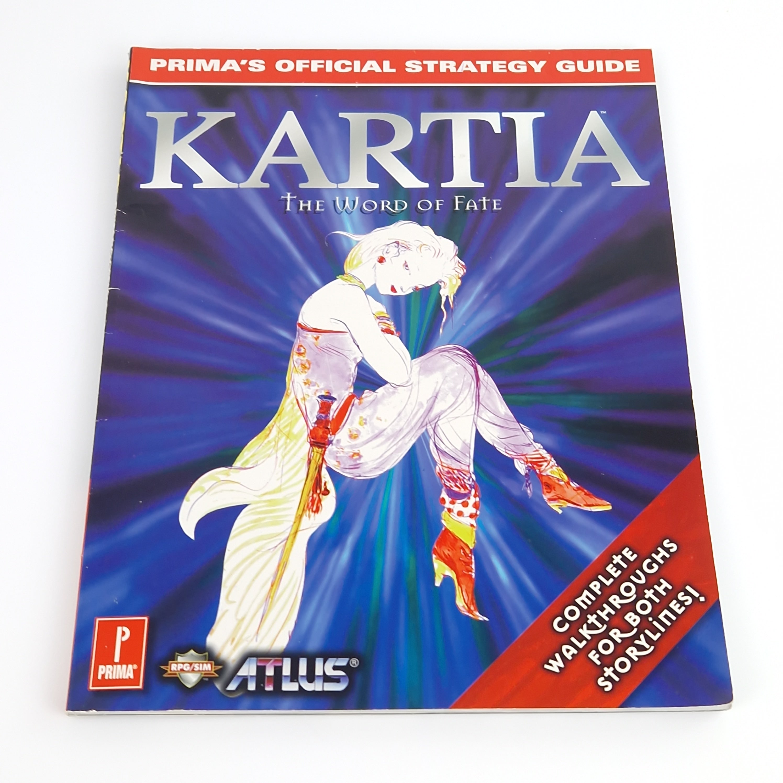 Playstation 1 Spiel – Legend of Kartia mit Strategy Guide
