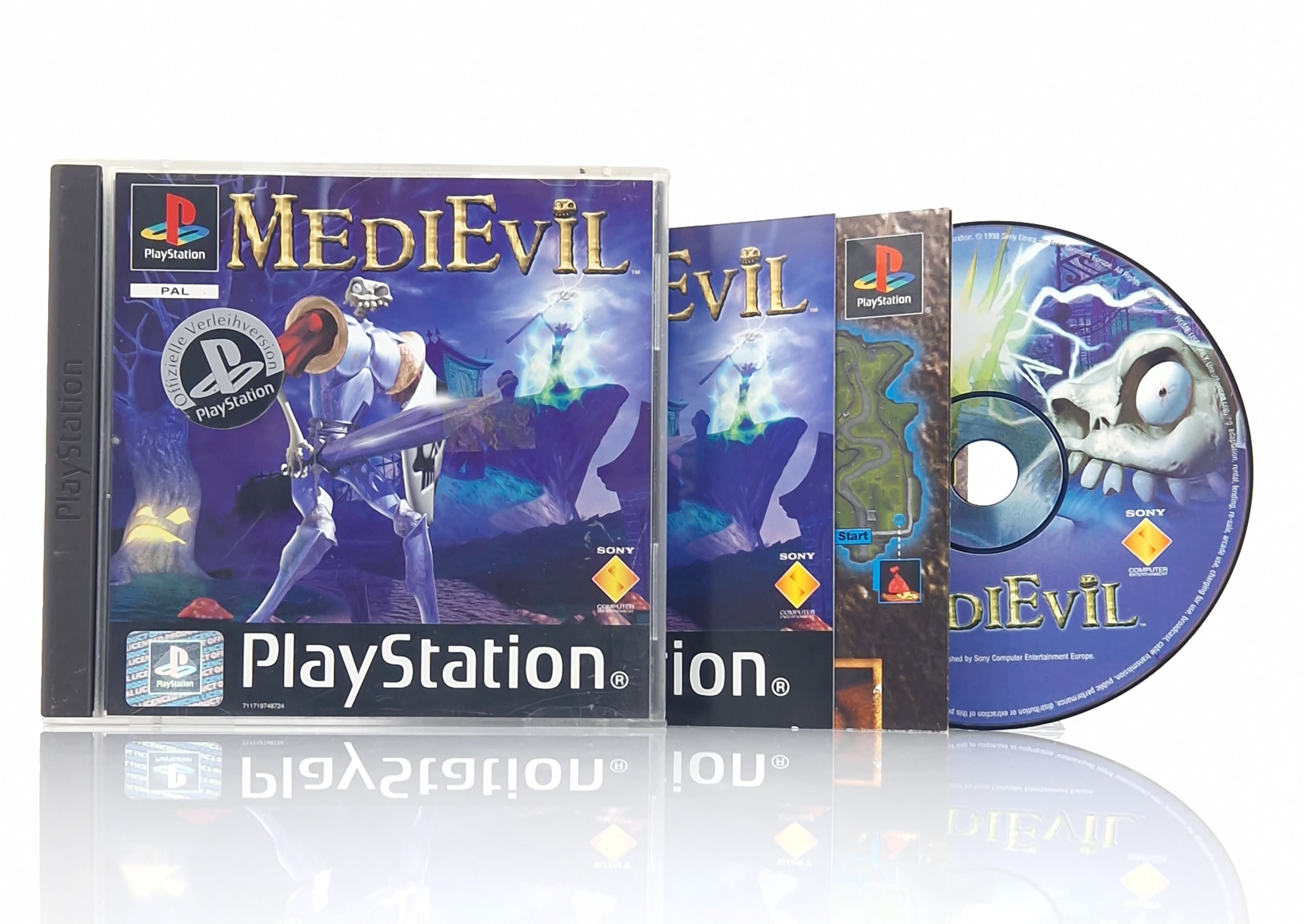 Playstation 1 Spiel – Medievil Winter Releases 98 PAL OVP