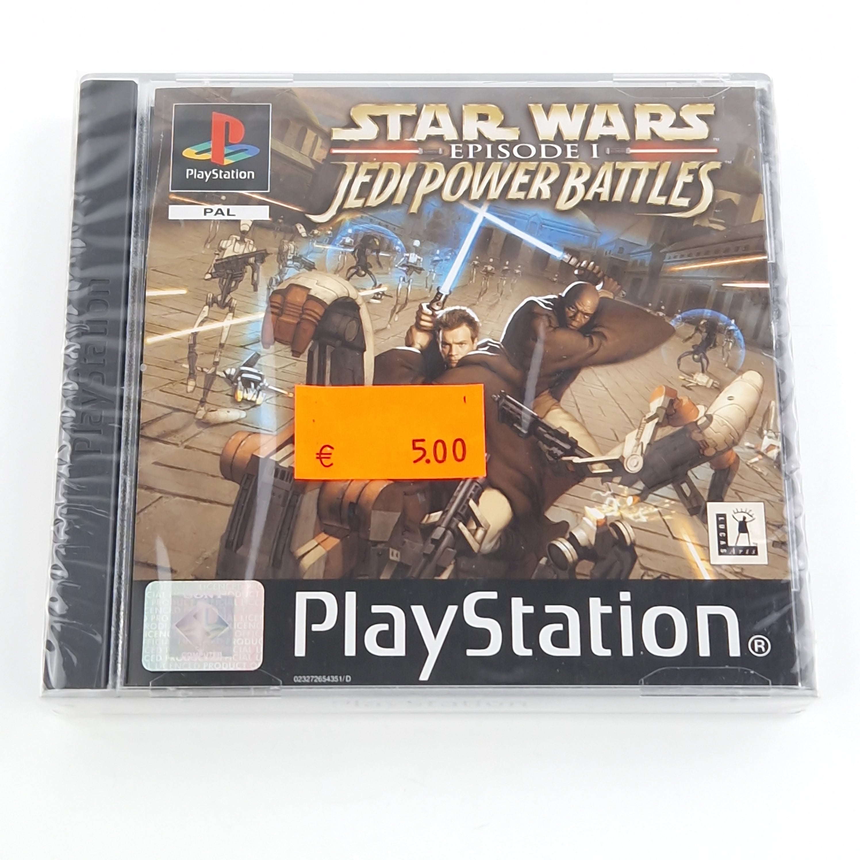 PlayStation 1 Spiel – Star Wars Jedi Power Battles (OVP)