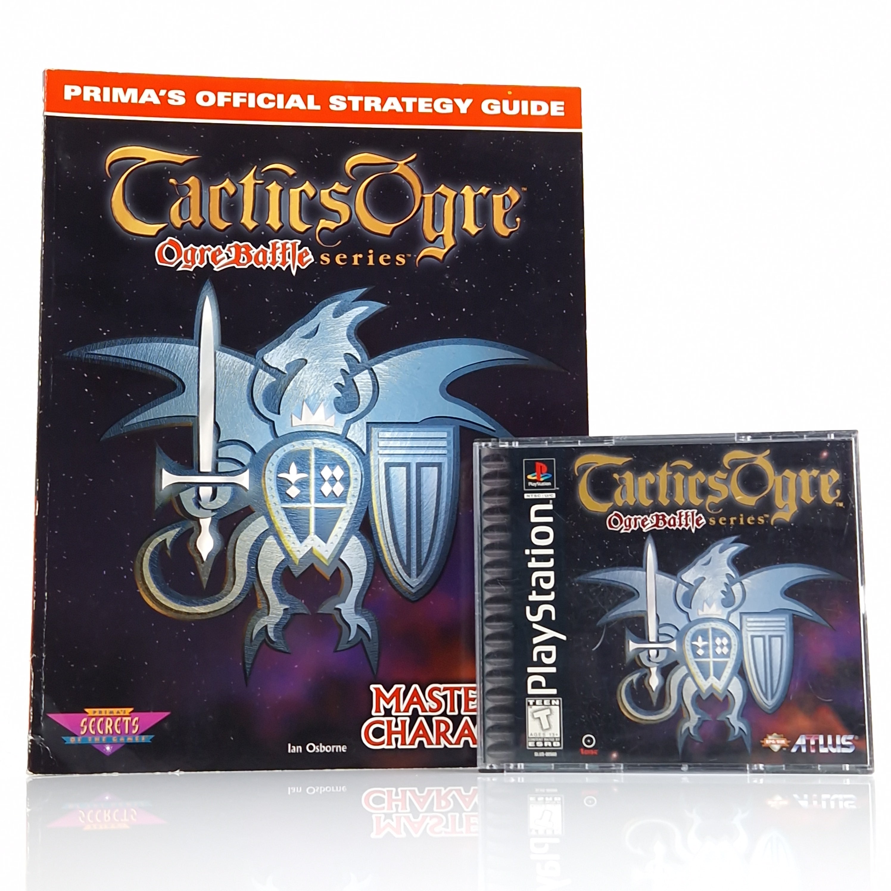 Playstation 1 Spiel – Tactics Ogre + Strategy Guide OVP