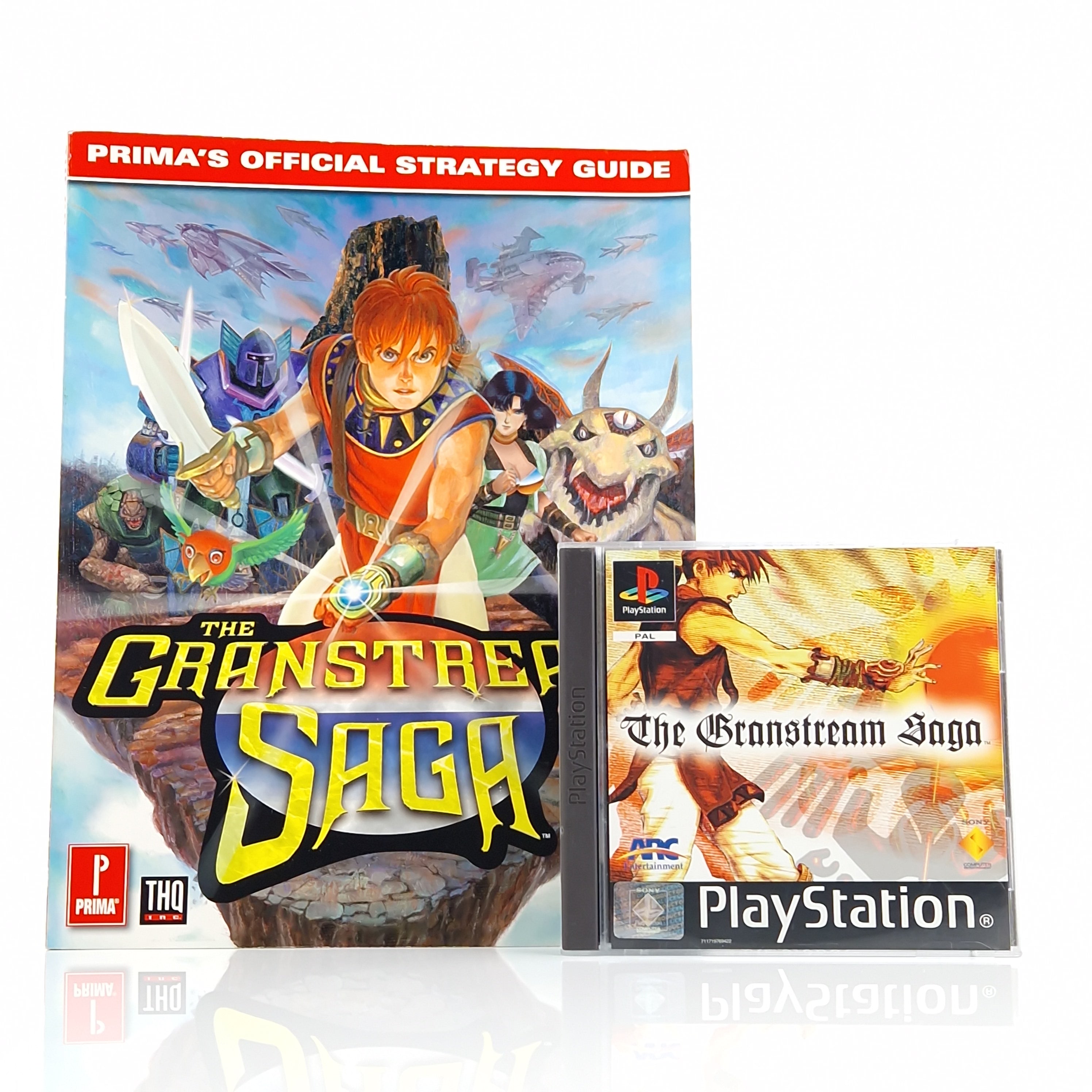 Playstation 1 Spiel – The Granstream Saga + Guide (PAL)