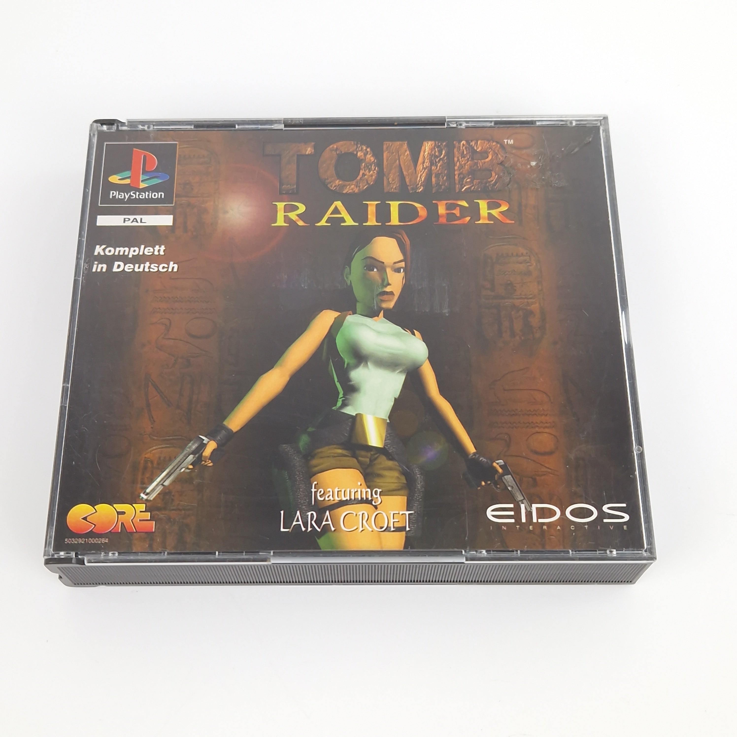 Playstation 1 Spiel – Tomb Raider featuring Lara Croft PS1
