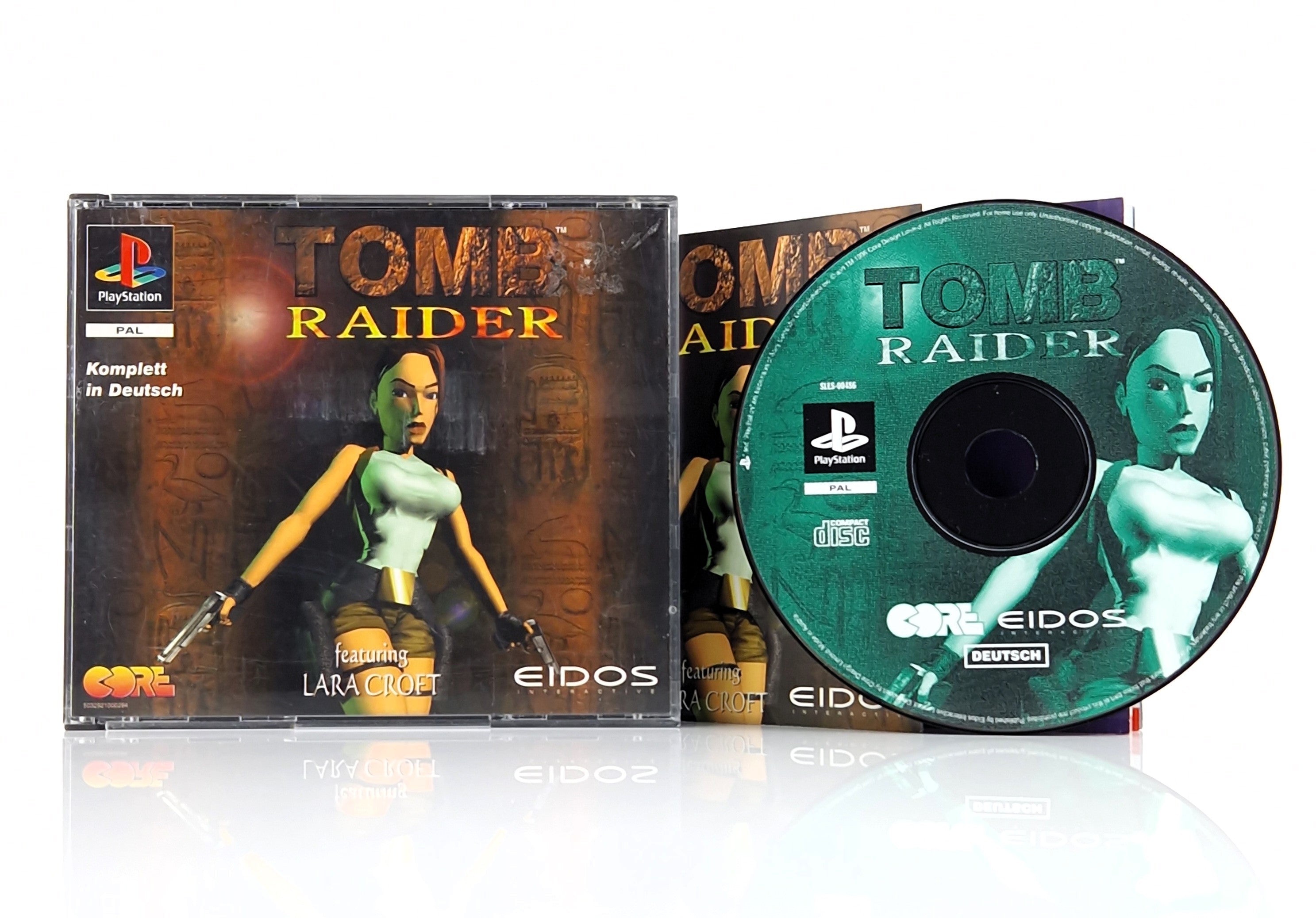 Playstation 1 Spiel – Tomb Raider featuring Lara Croft PS1