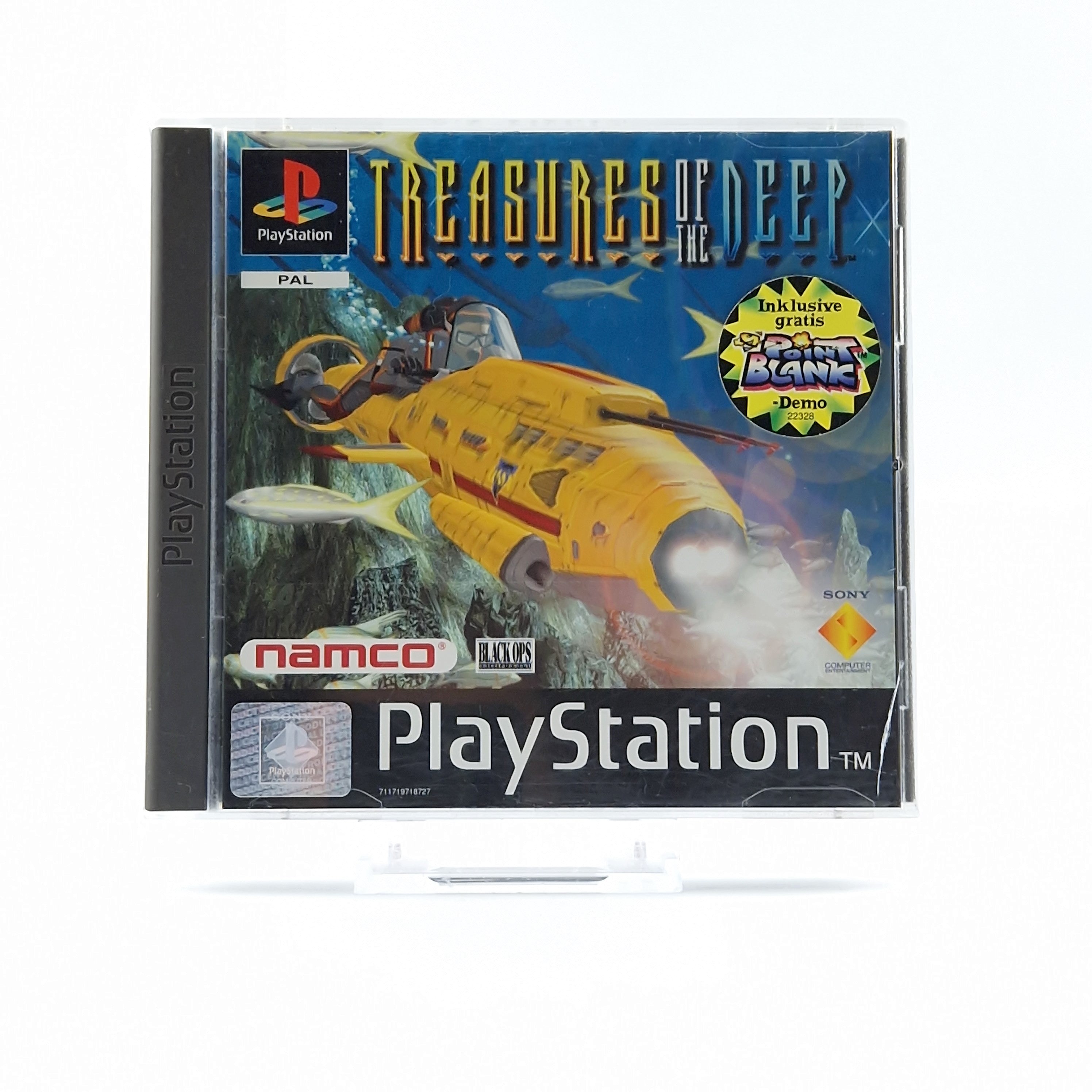 Playstation 1 Spiel – Treasures of the Deep (OVP PAL)