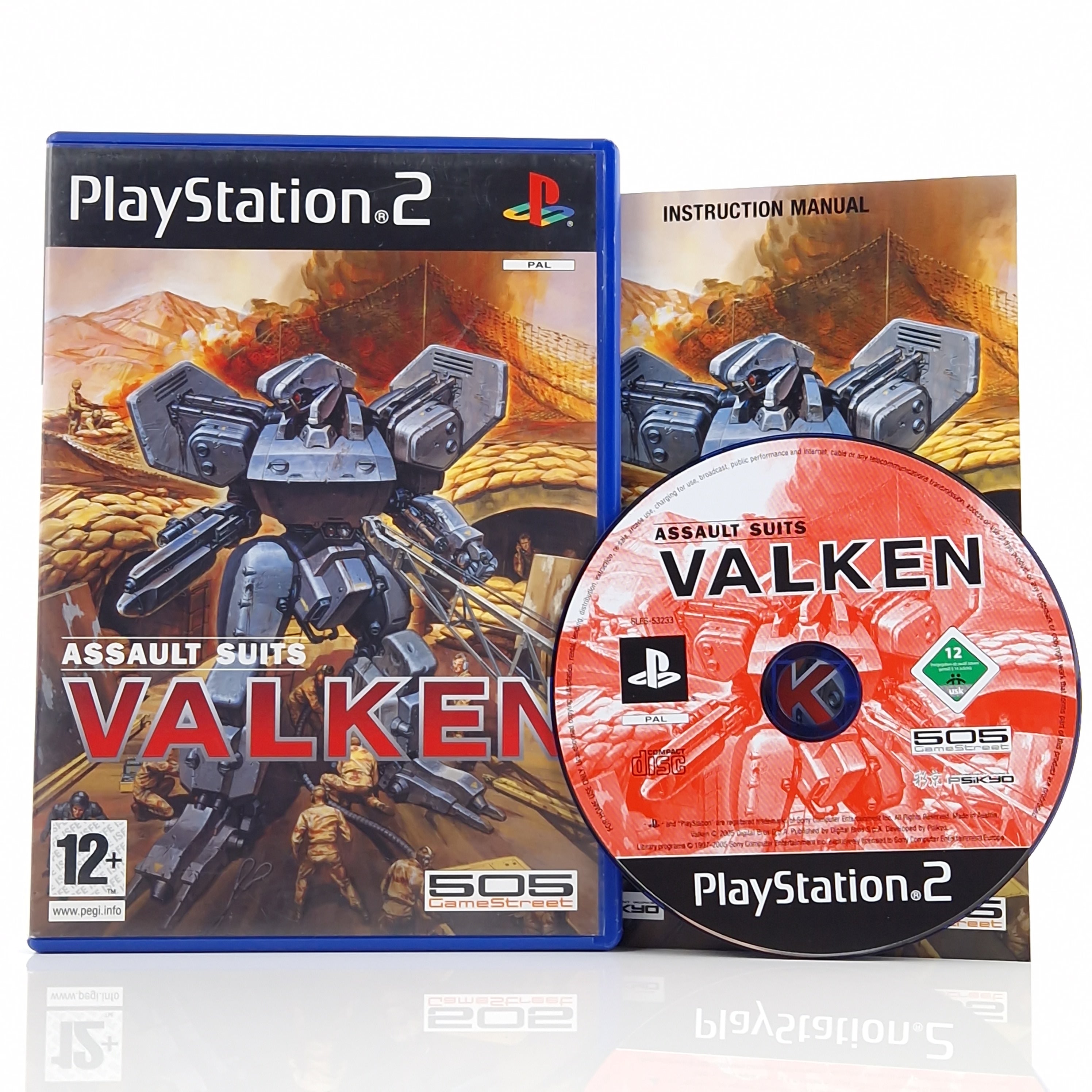 Playstation 2 Spiel – Assault Suits Valken OVP PAL