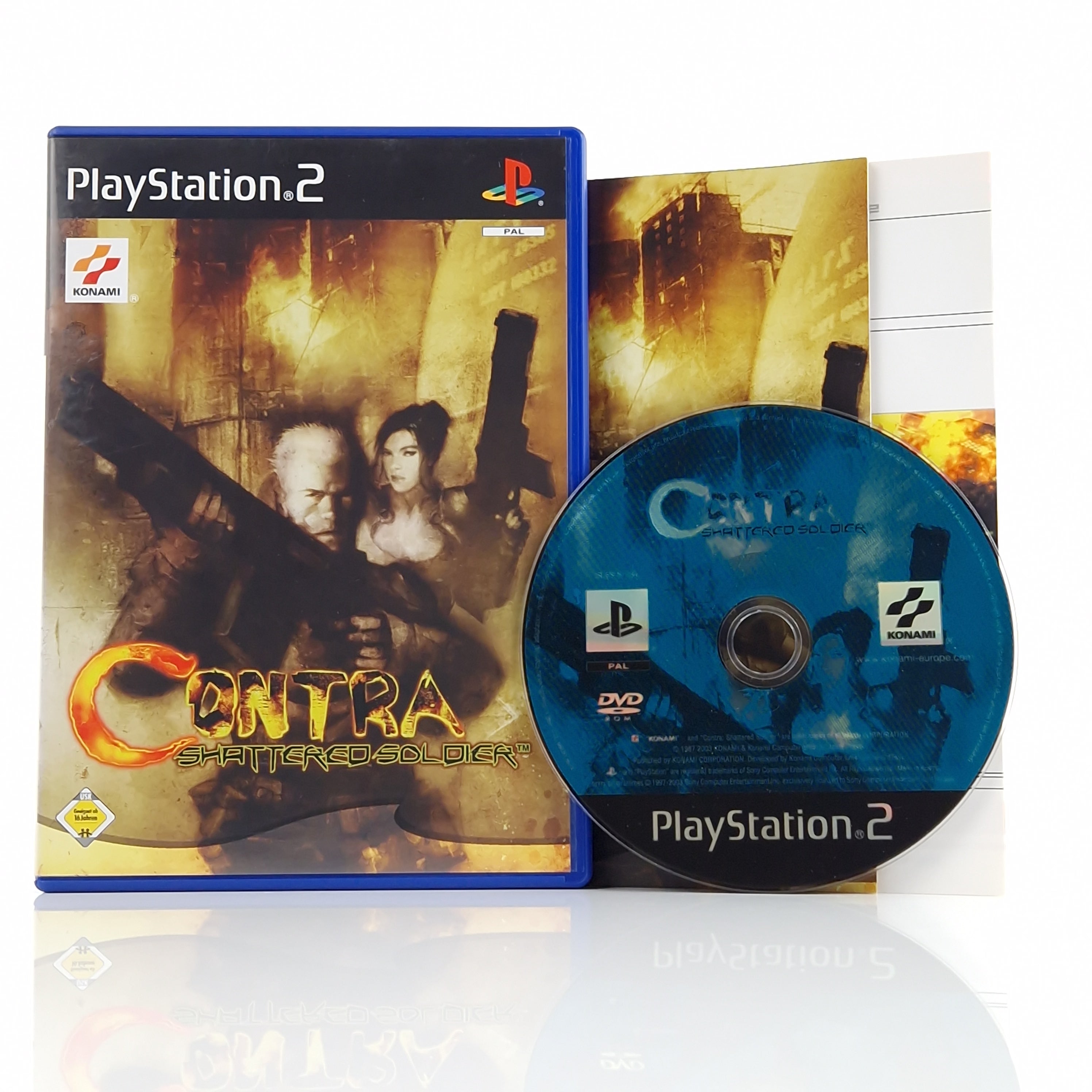 Playstation 2 Spiel – Contra Shattered Soldier (OVP PAL)