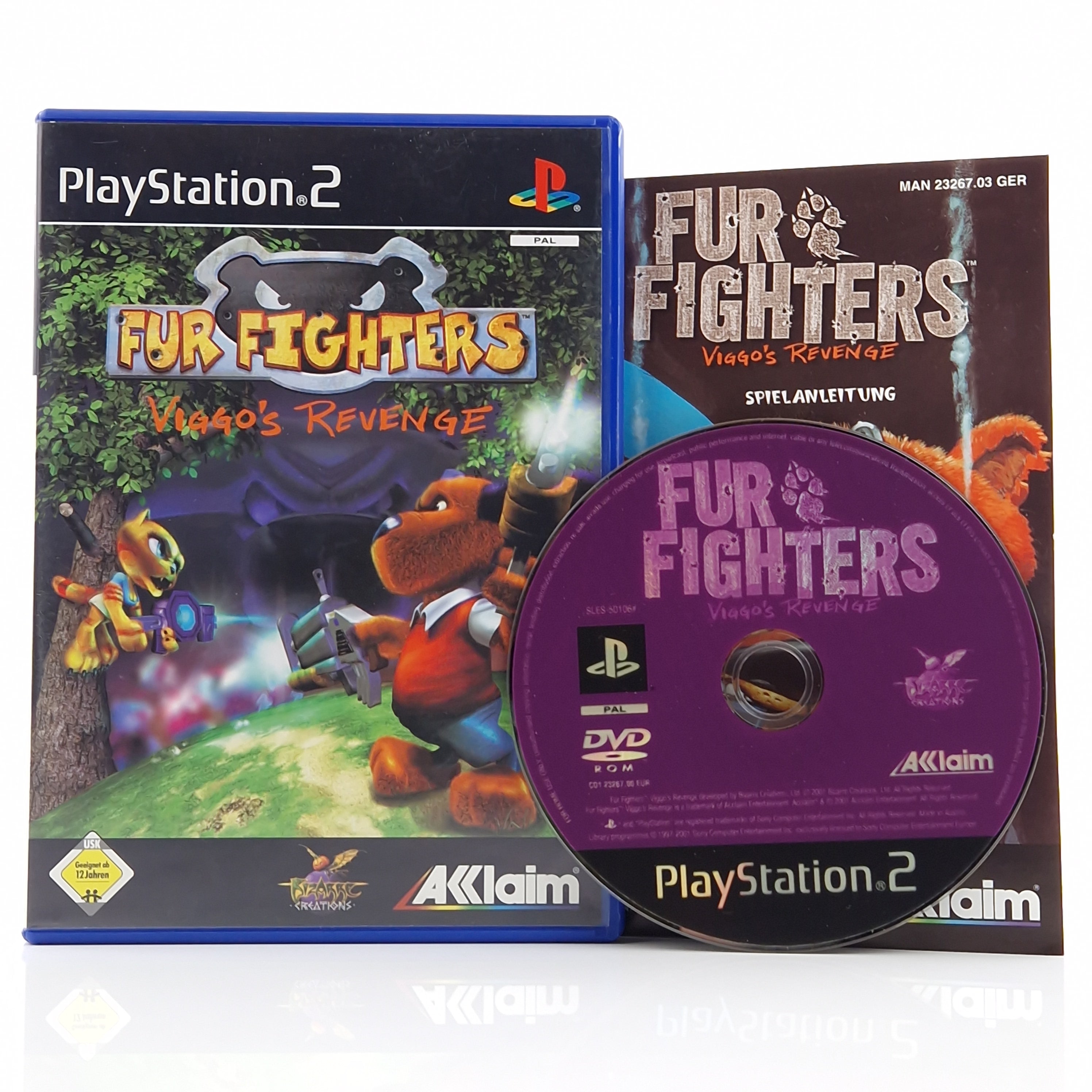 Playstation 2 Spiel – Fur Fighters Viggos Revenge OVP