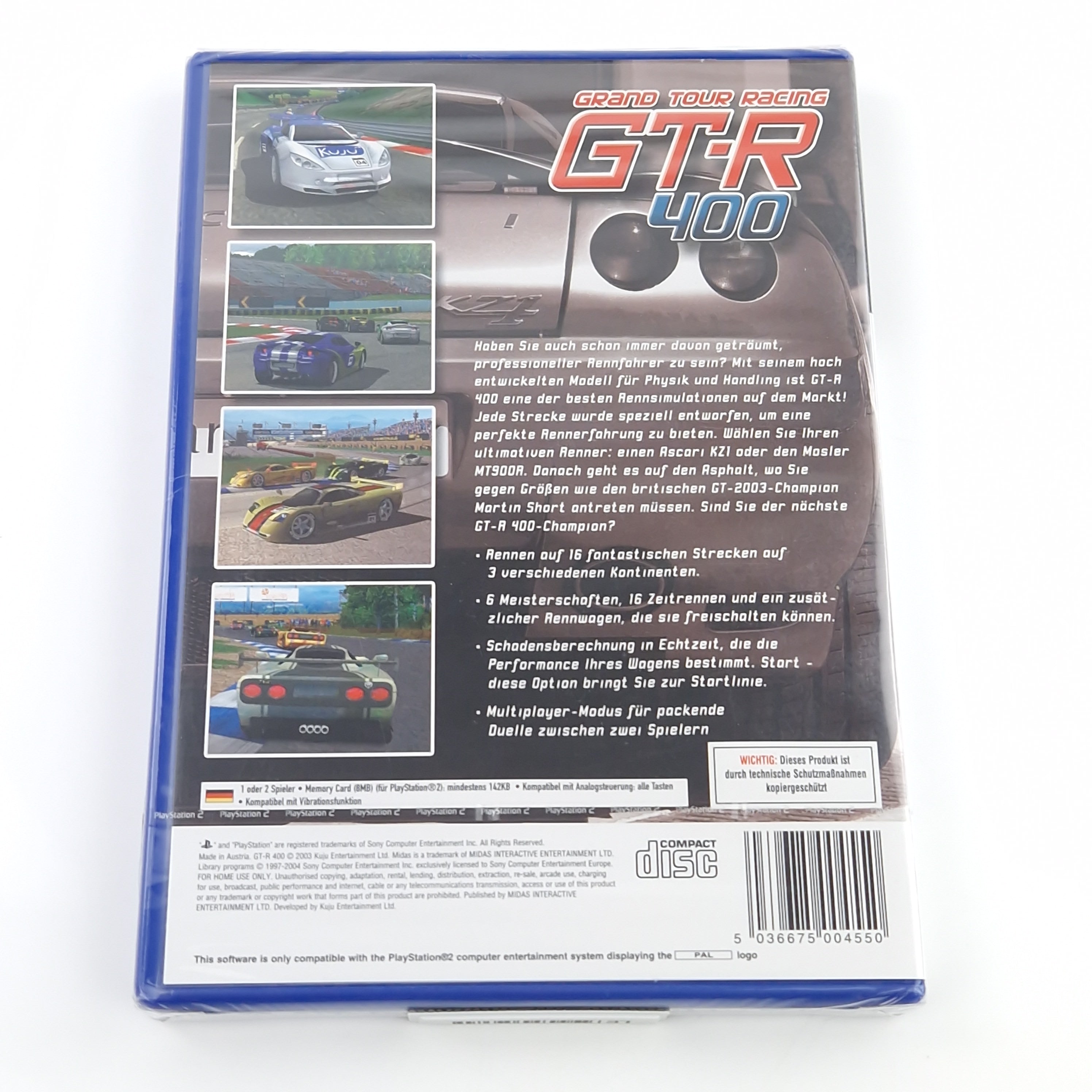 Playstation 2 Spiel – Grand Tour Racing GT-R 400 Neu