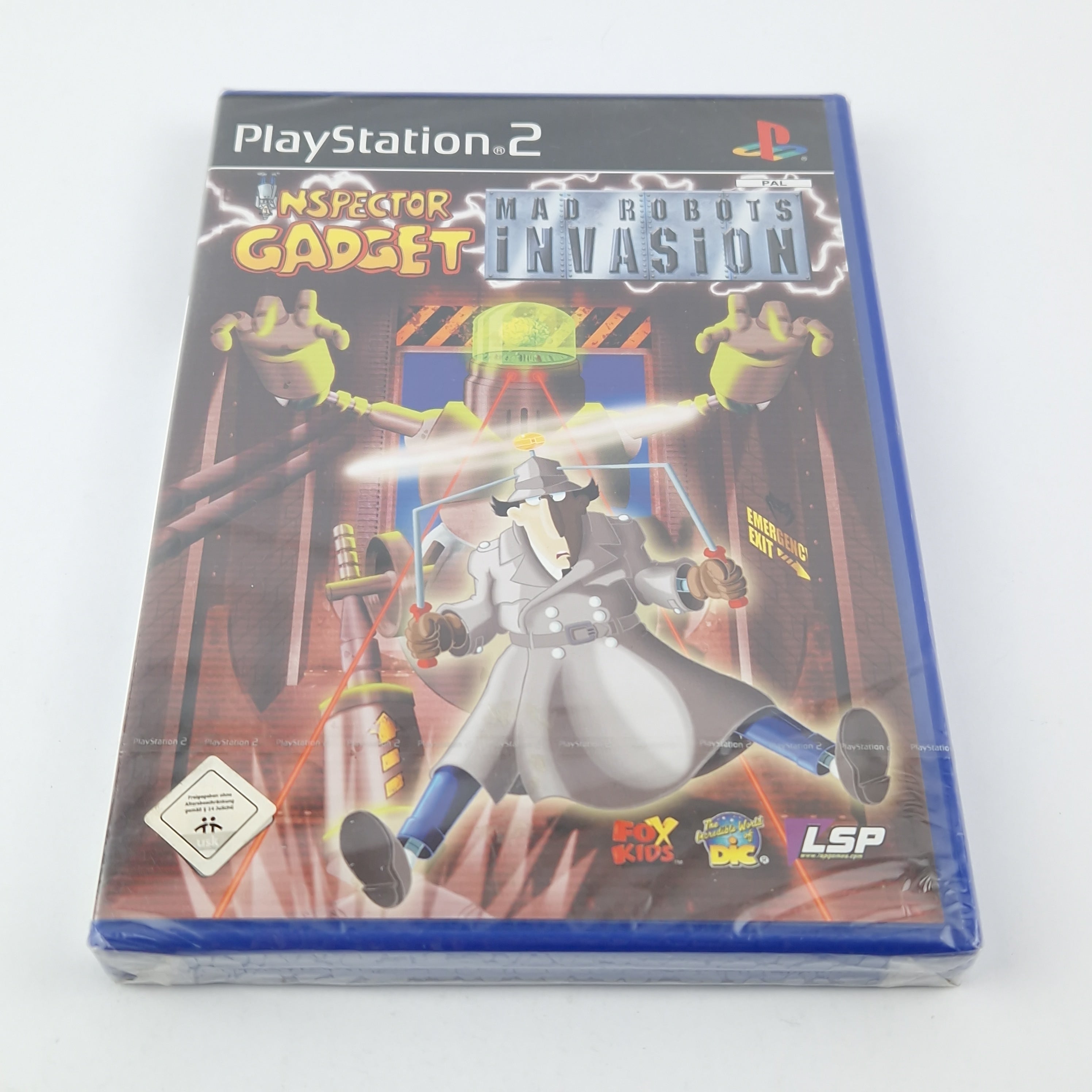Playstation 2 Spiel – Inspector Gadget Mad Robots (Neu)