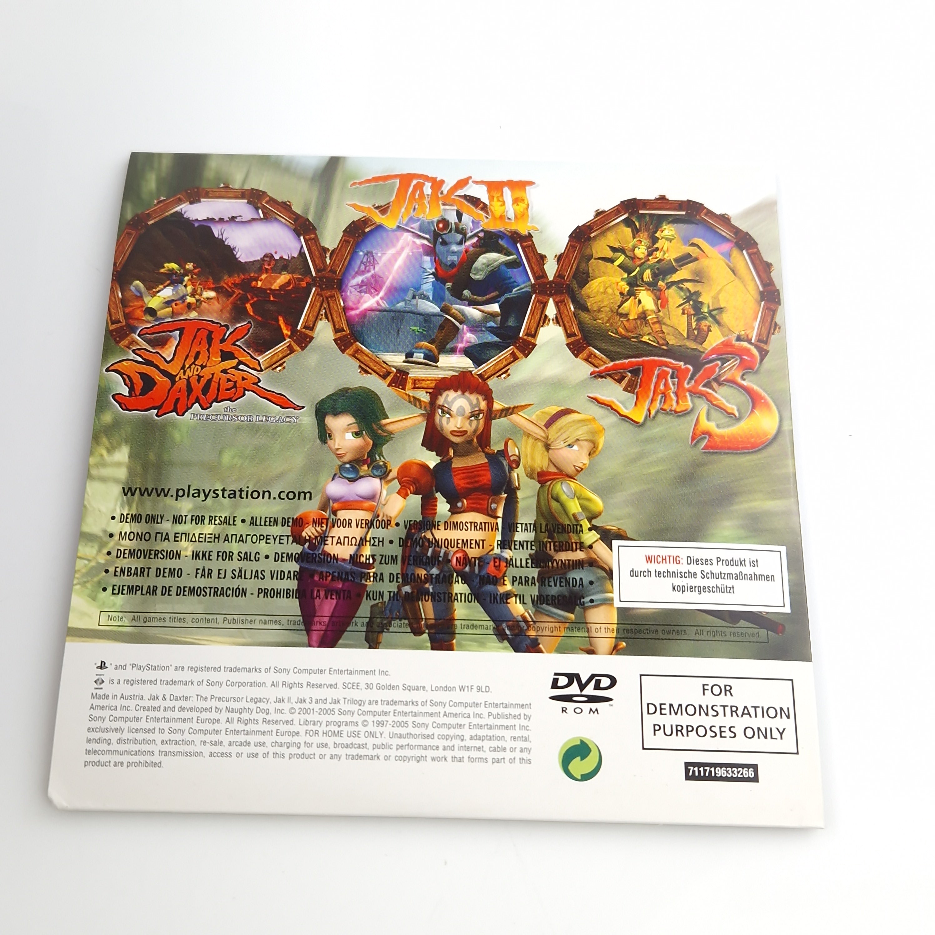 Playstation 2 Spiel – Jak and Daxter Trilogie OVP PAL