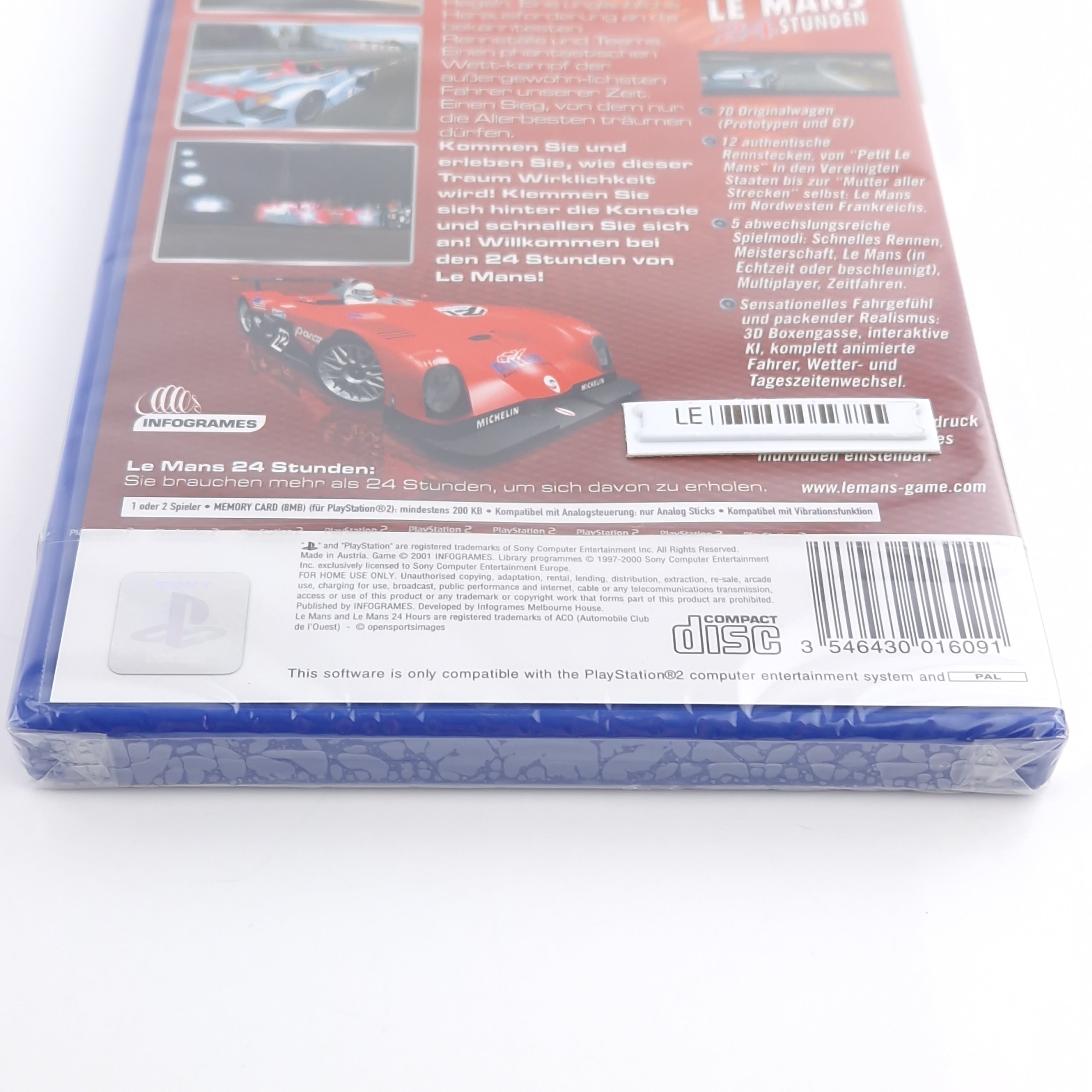 Playstation 2 Spiel – Le Mans 24 Stunden Factory Sealed