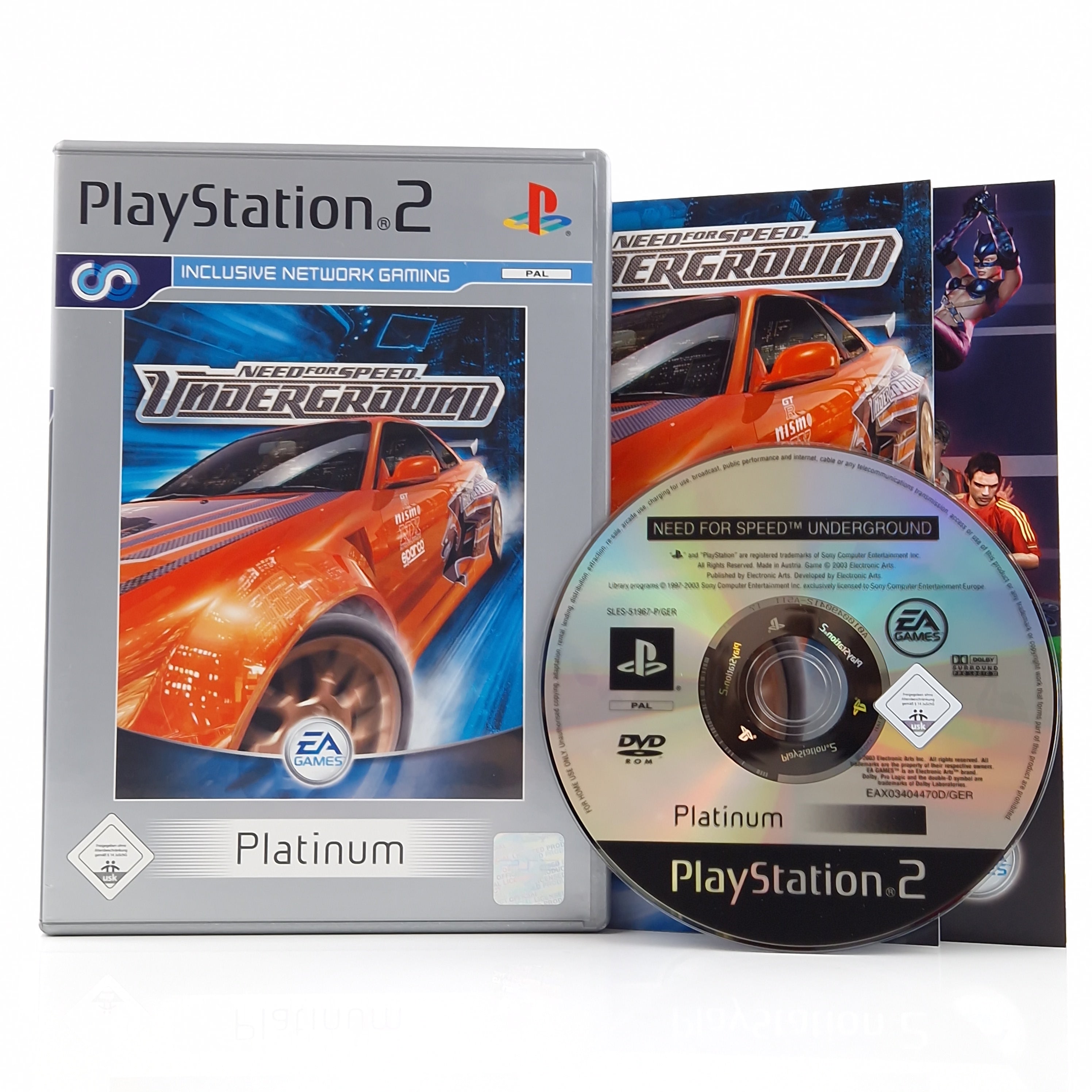 PlayStation 2 Spiel – Need for Speed Underground PS2 PAL OVP