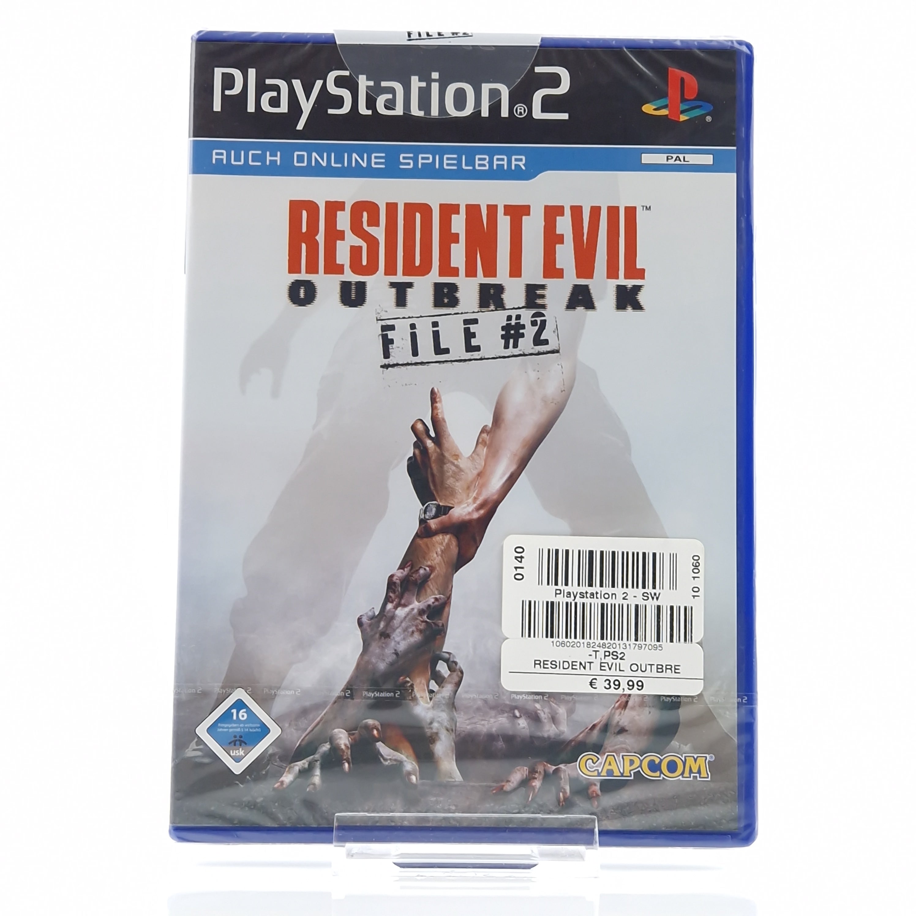 Playstation 2 Spiel – Resident Evil Outbreak File 2 Neu