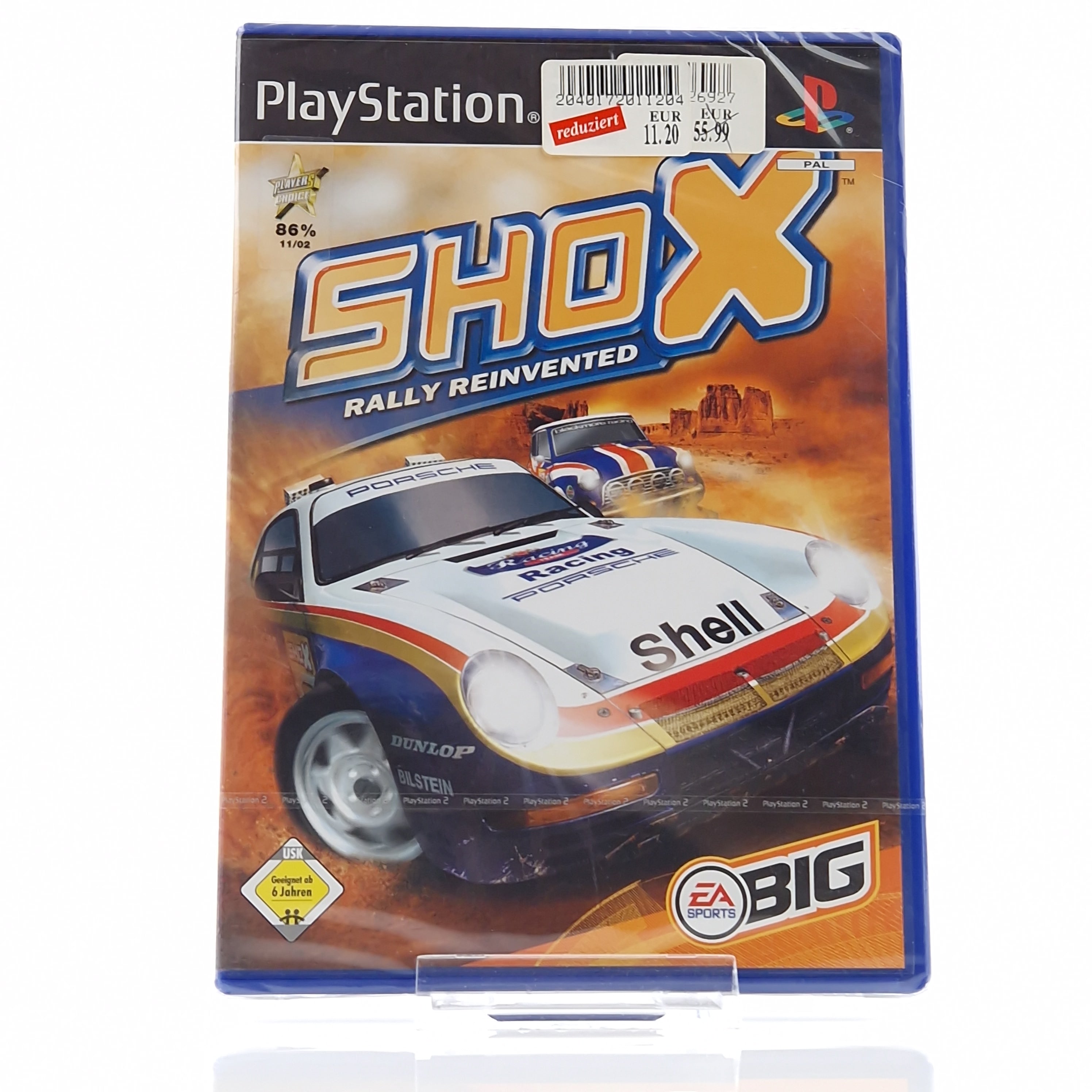 Playstation 2 Spiel – Shox Rally Reinvented Factory Sealed