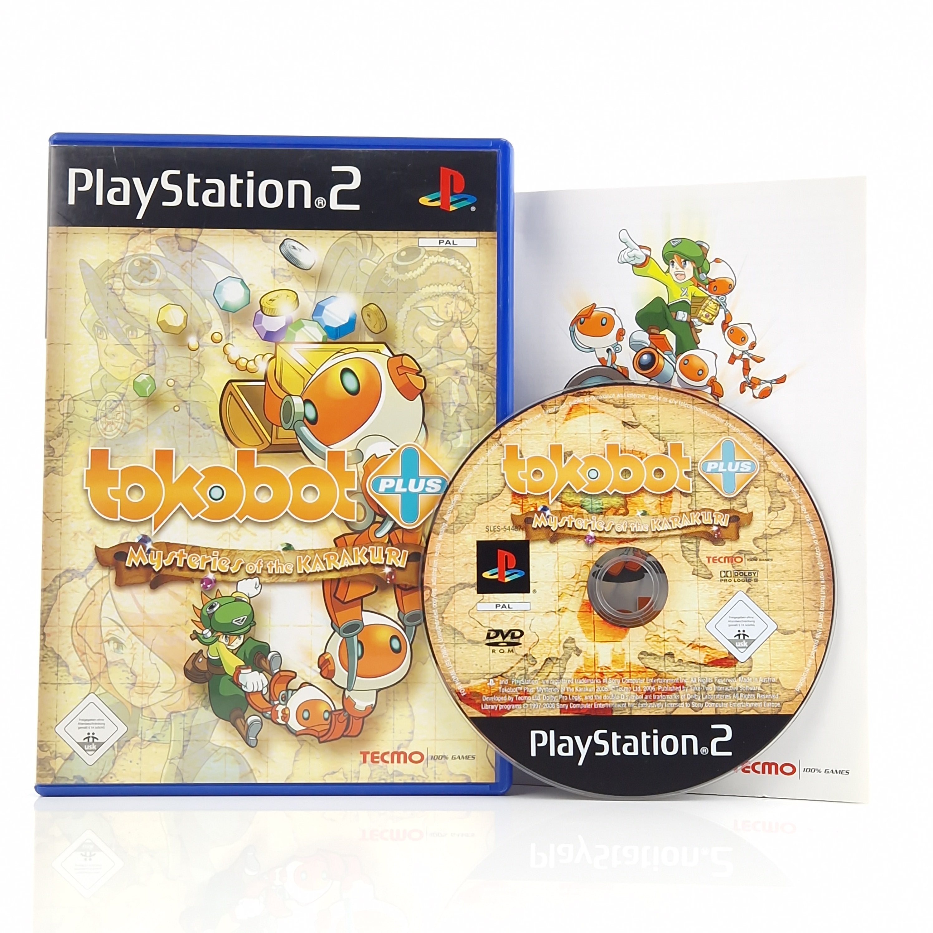 Playstation 2 Spiel – Tokobot Plus Mysteries OVP PAL