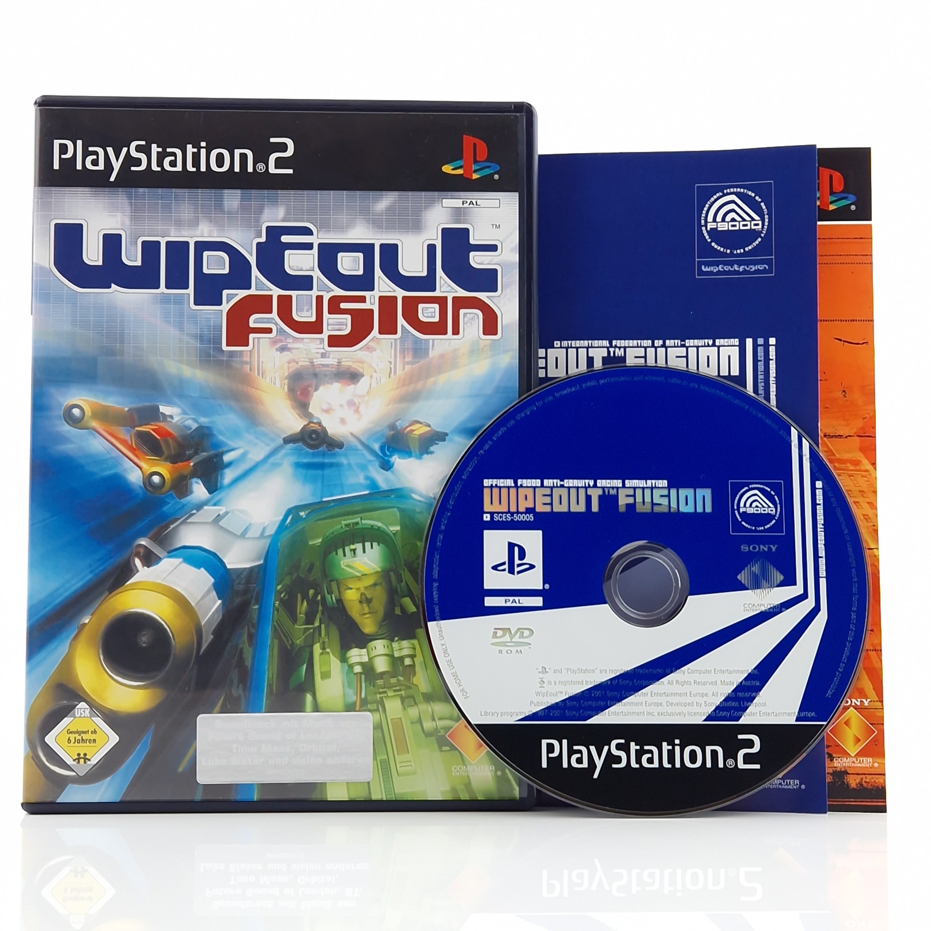 Playstation 2 Spiel – Wipeout Fusion (PS2 OVP PAL)