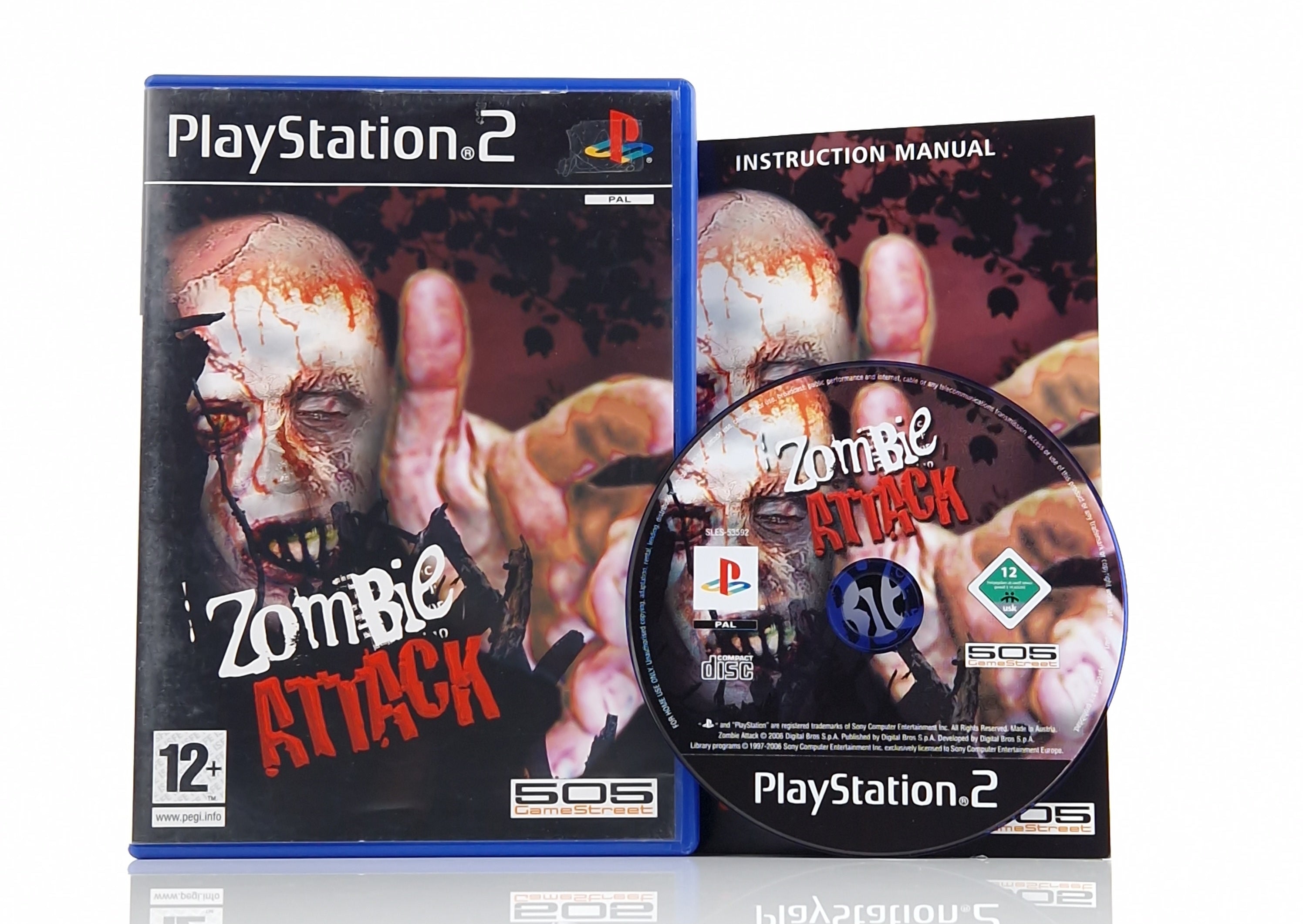 Playstation 2 Spiel – Zombie Attack (PS2 OVP PAL)