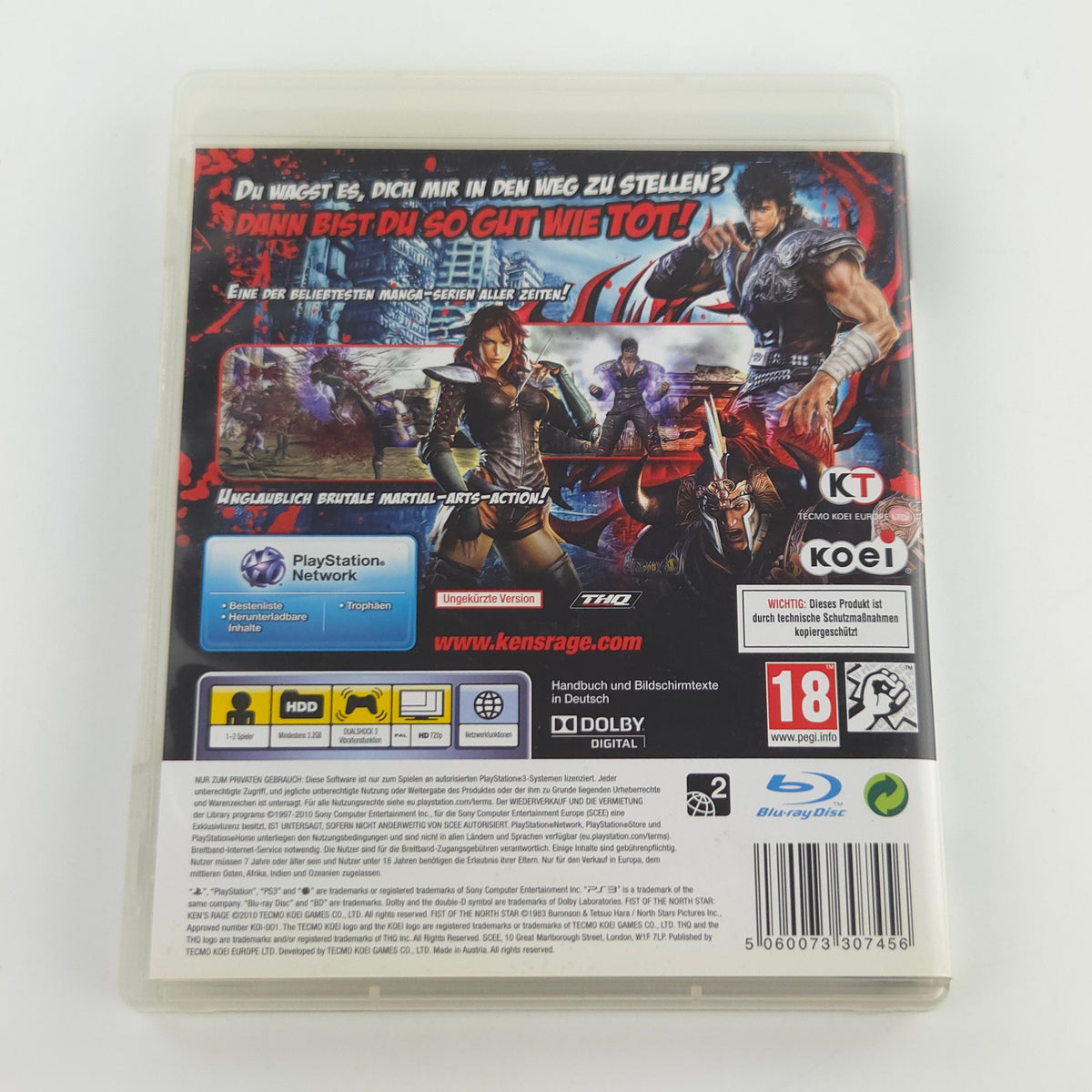 Playstation 3 Spiel Fist of the North Star OVP